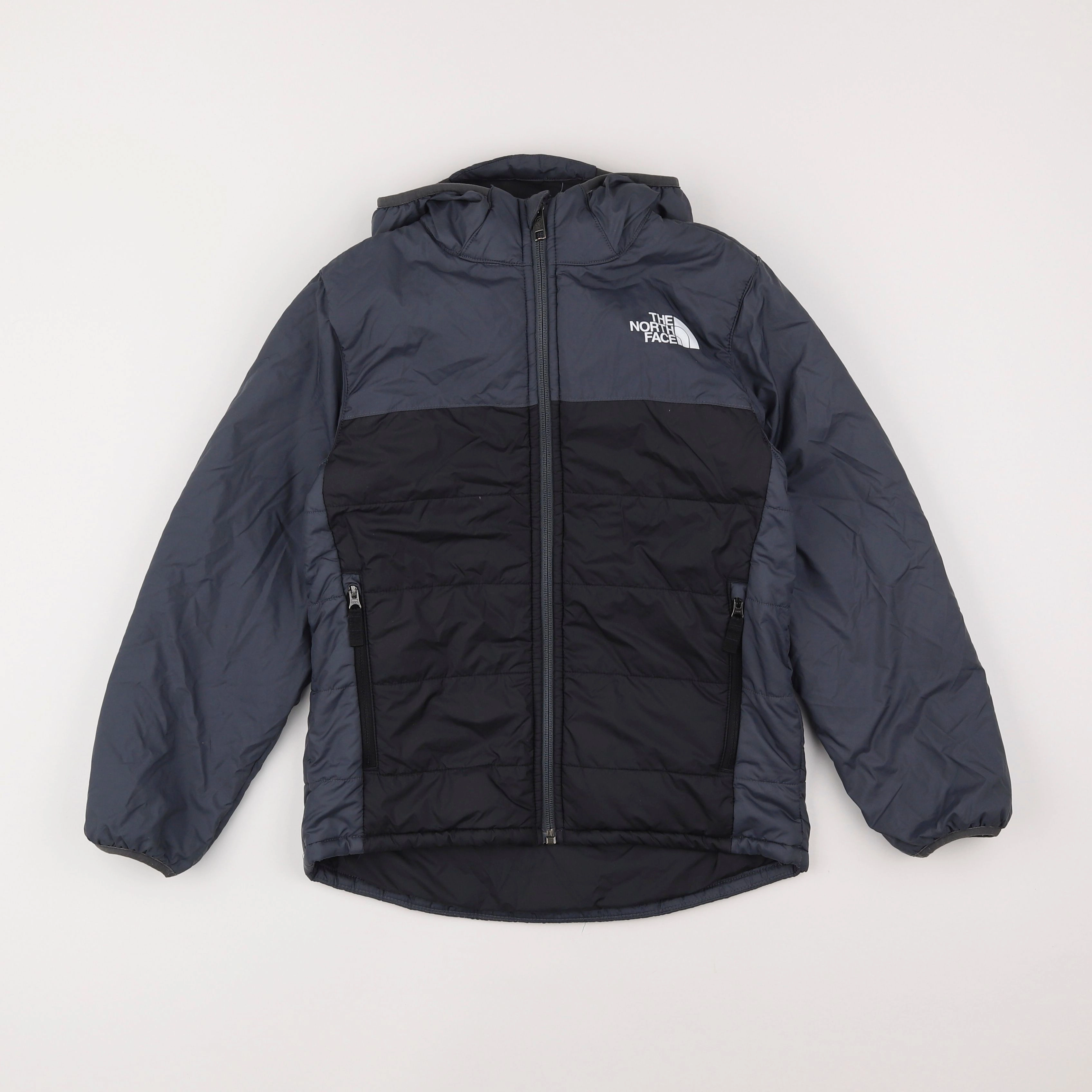 The North Face - doudoune gris - 8/10 ans