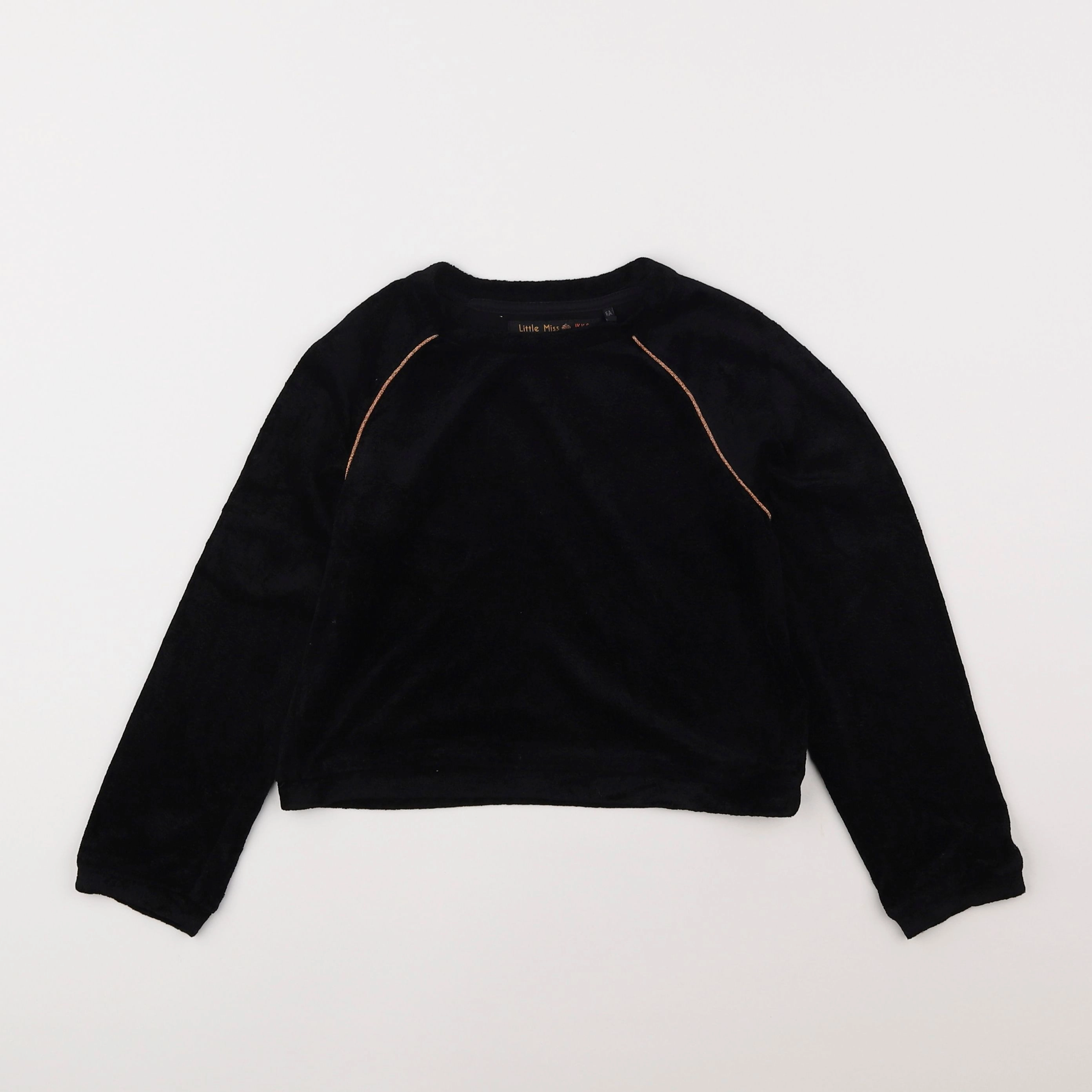 IKKS - sweat noir - 6 ans