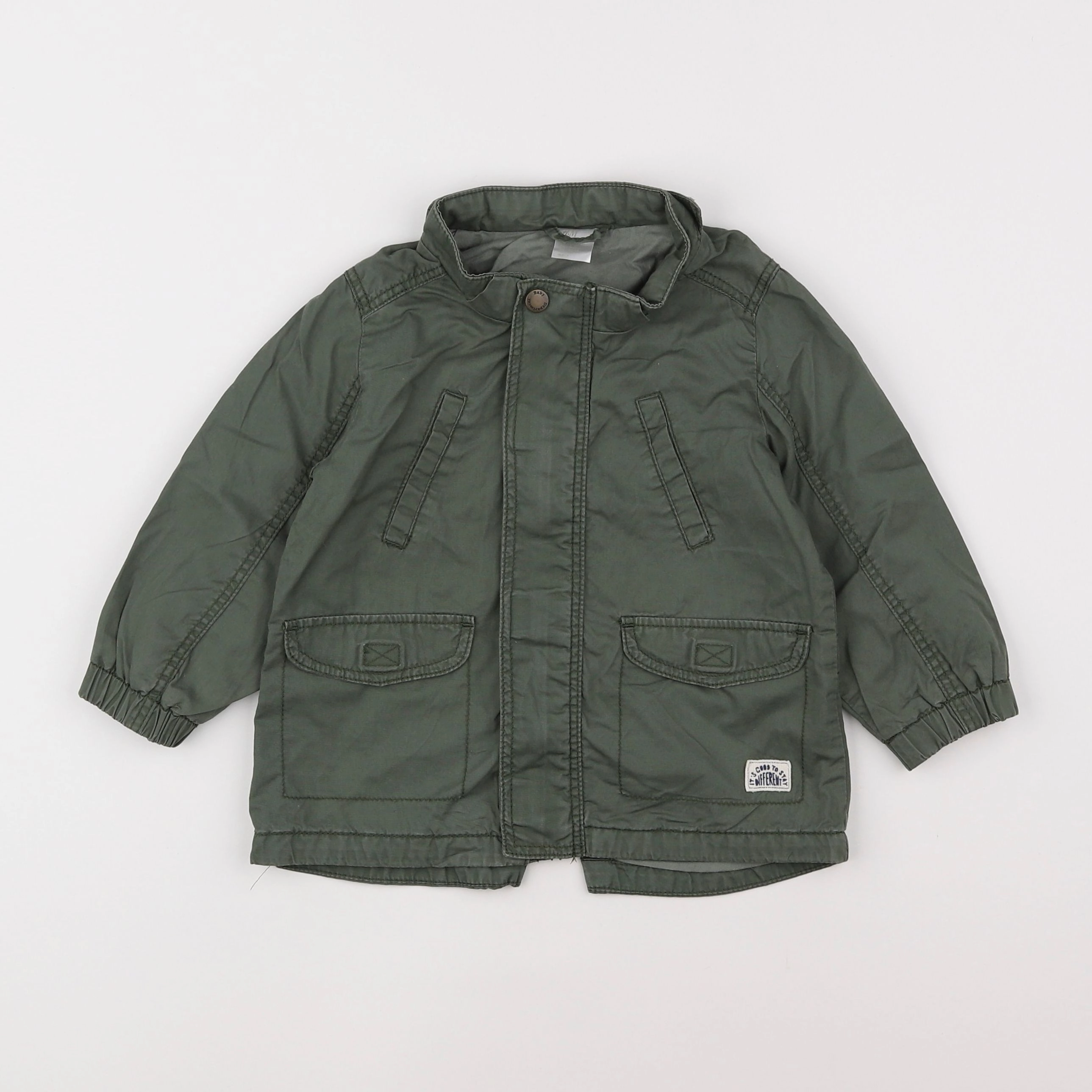 H&M - veste vert - 12 mois