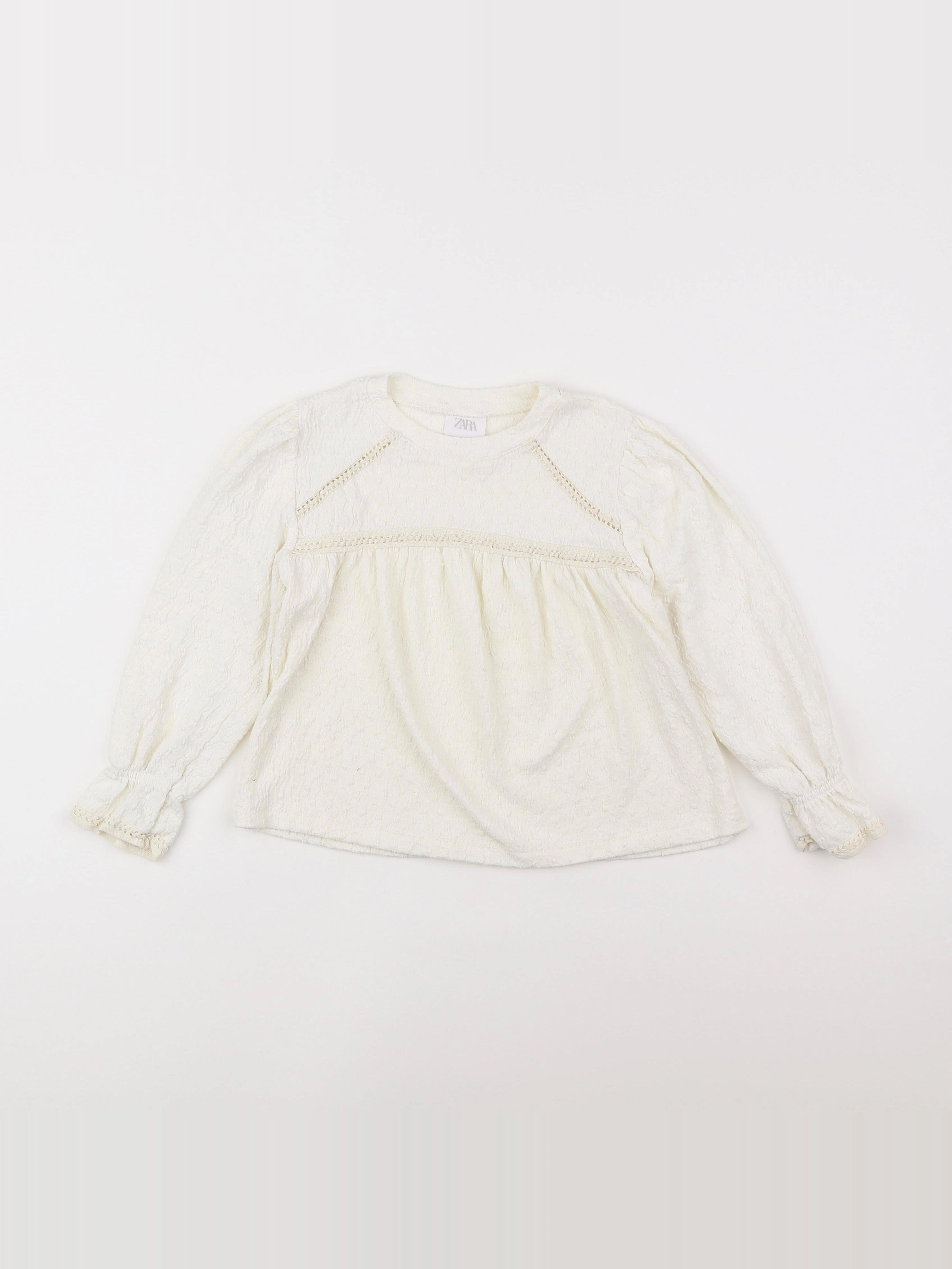 Zara - blouse beige - 6 ans