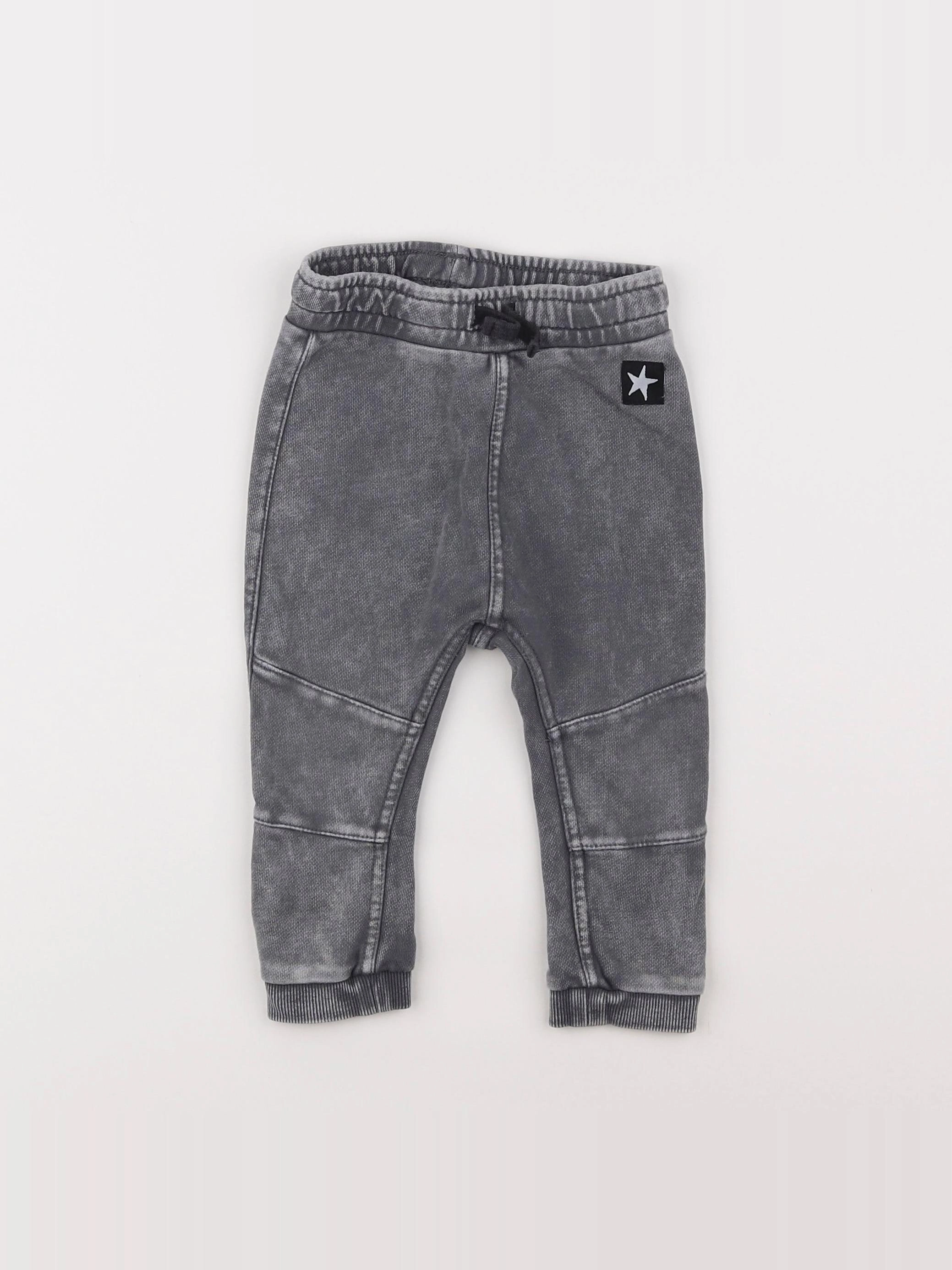 H&M - jogging gris - 9/12 mois