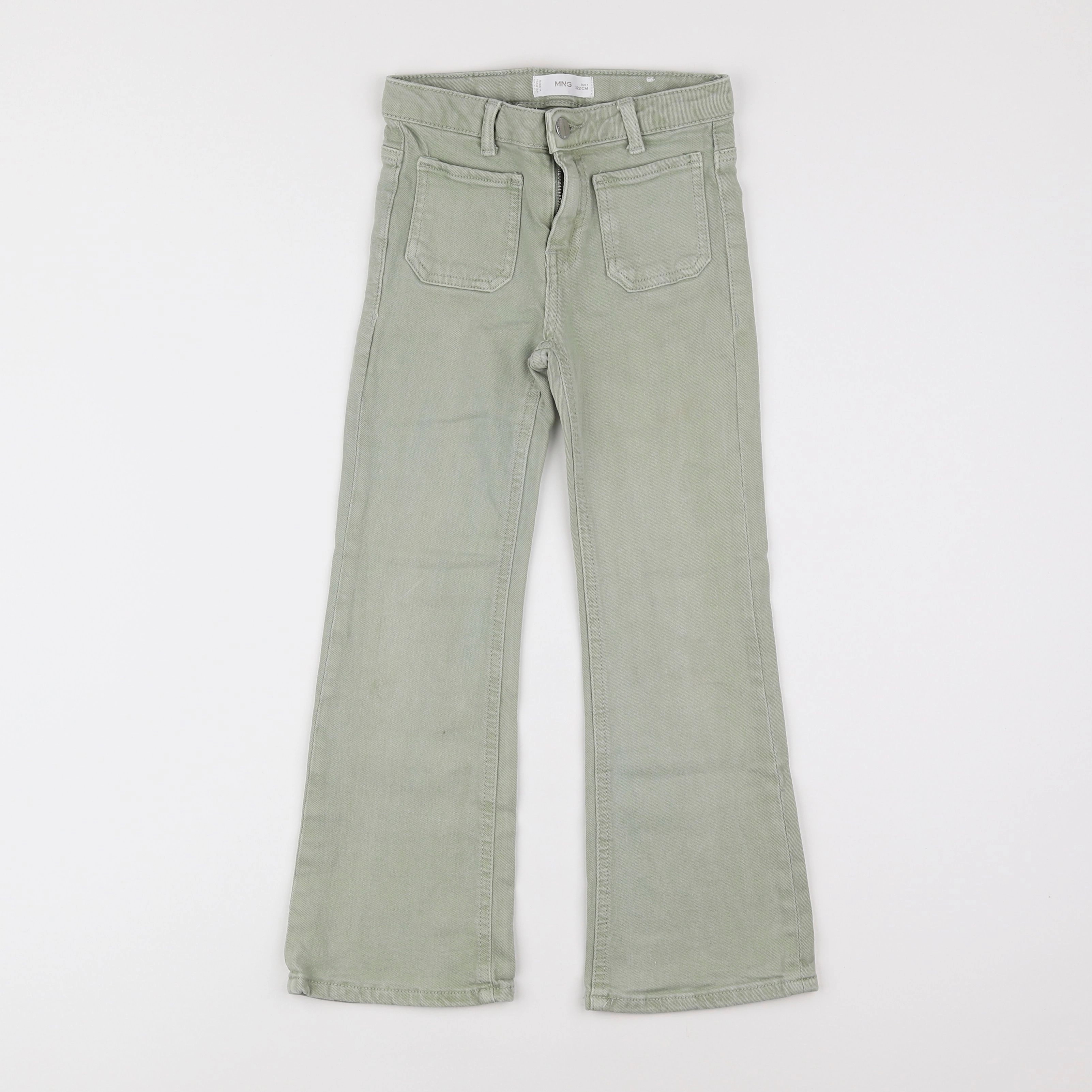 Mango - jean vert - 7 ans