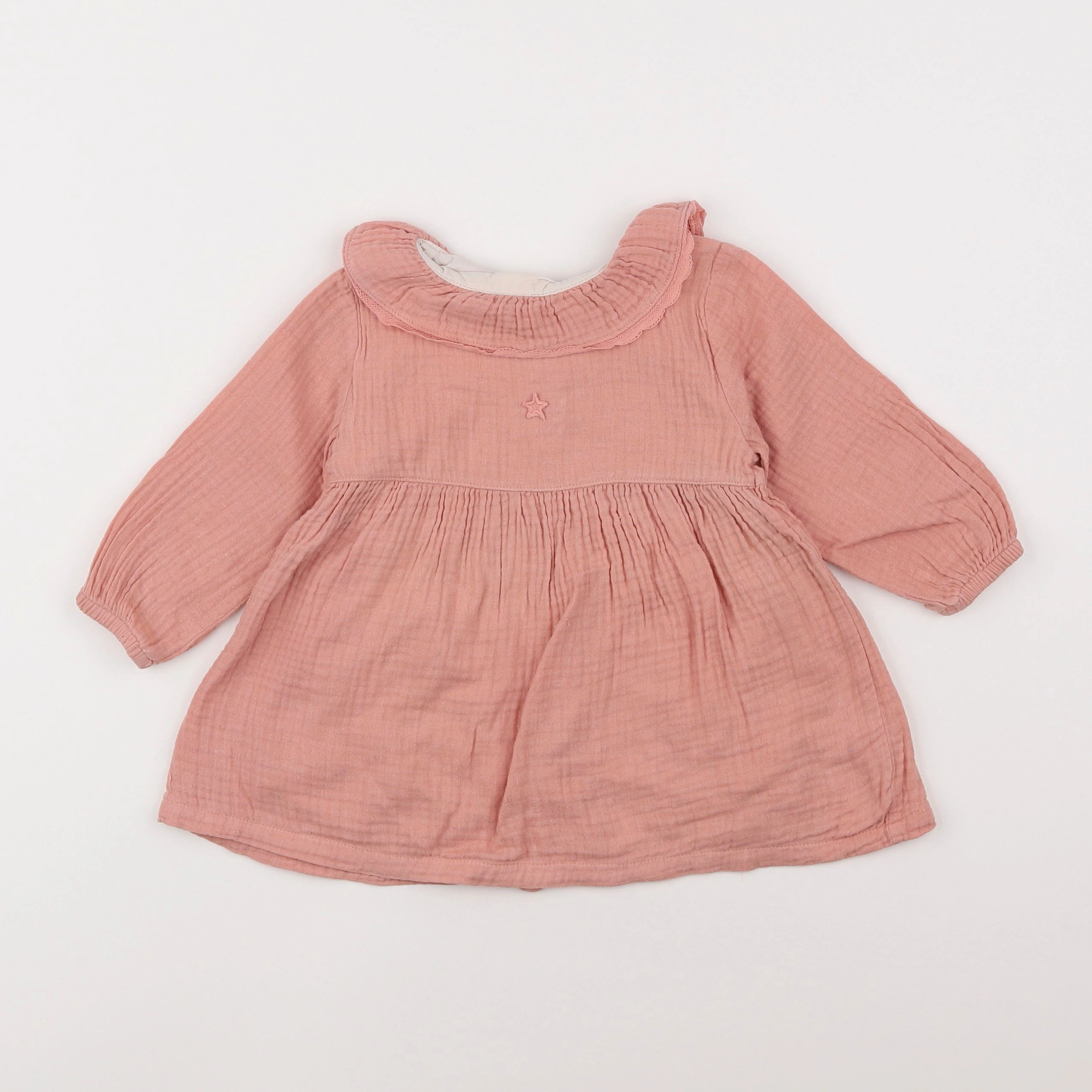 Tocoto vintage - robe rose - 9 mois