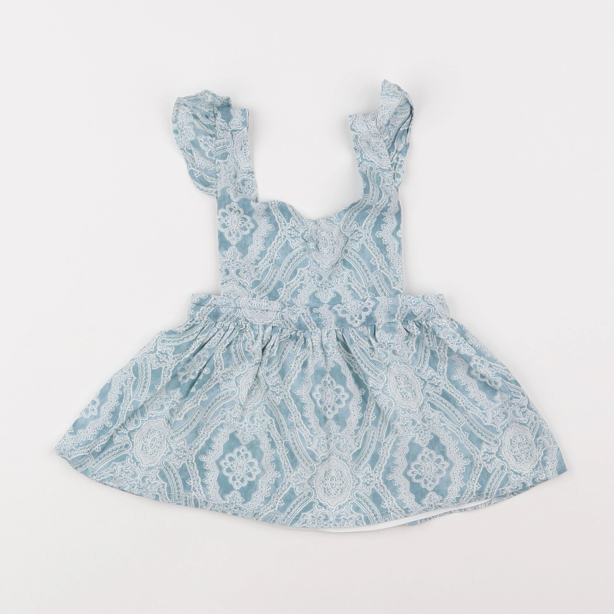 Tocoto vintage - robe bleu - 1/3 mois