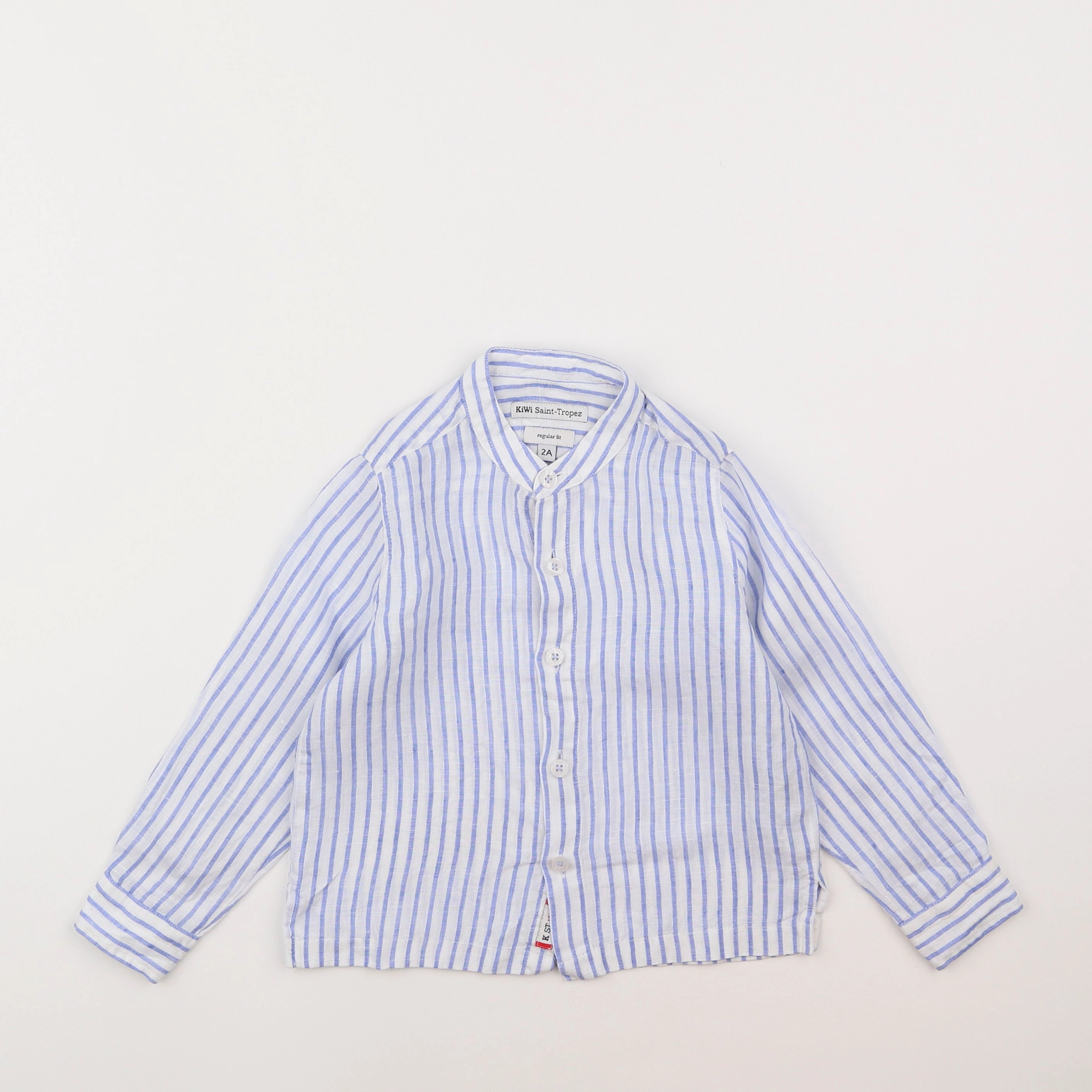 Kiwi - chemise bleu - 2 ans