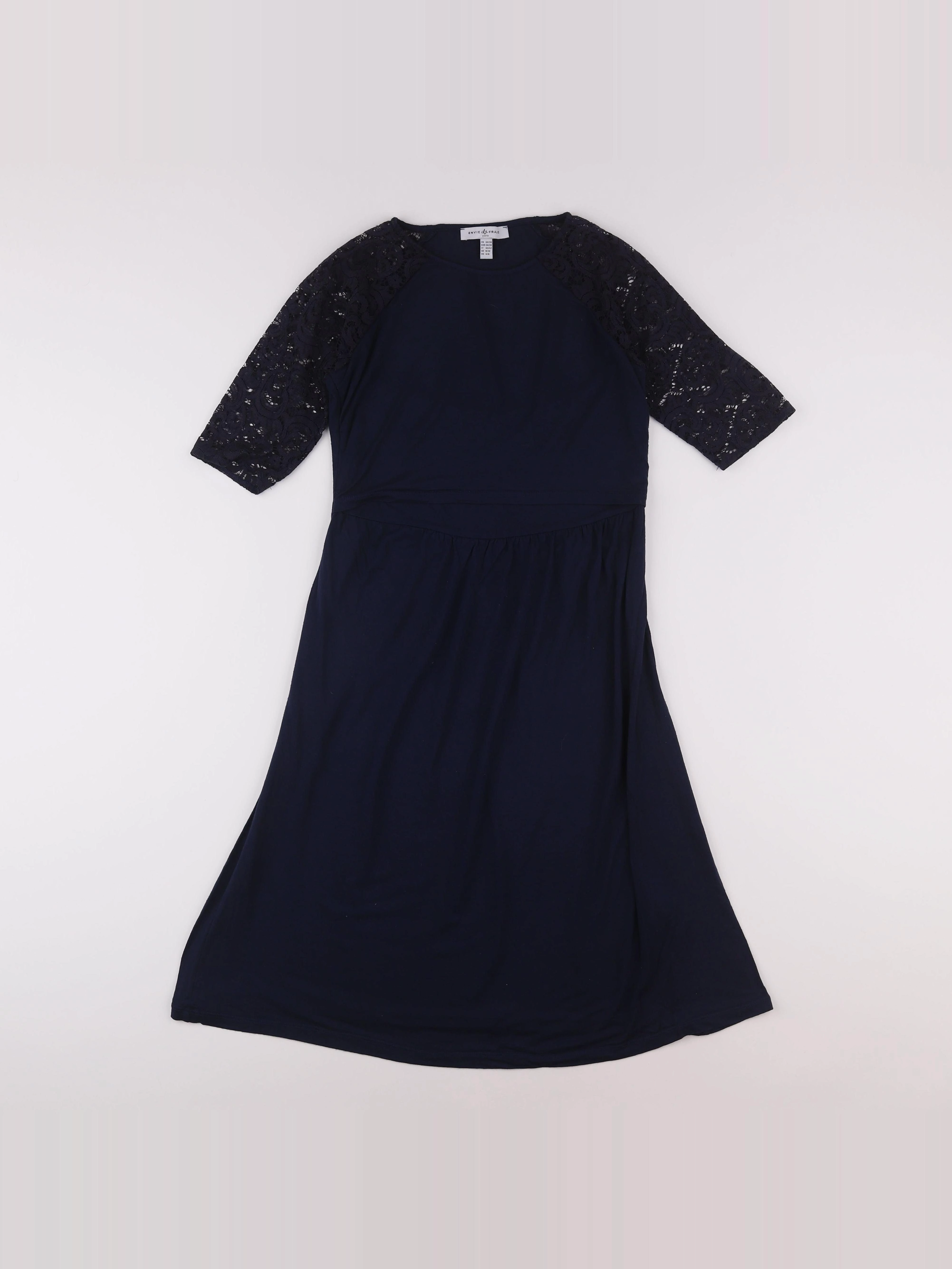 Envie de fraise - robe grossesse bleu - 36 à 38