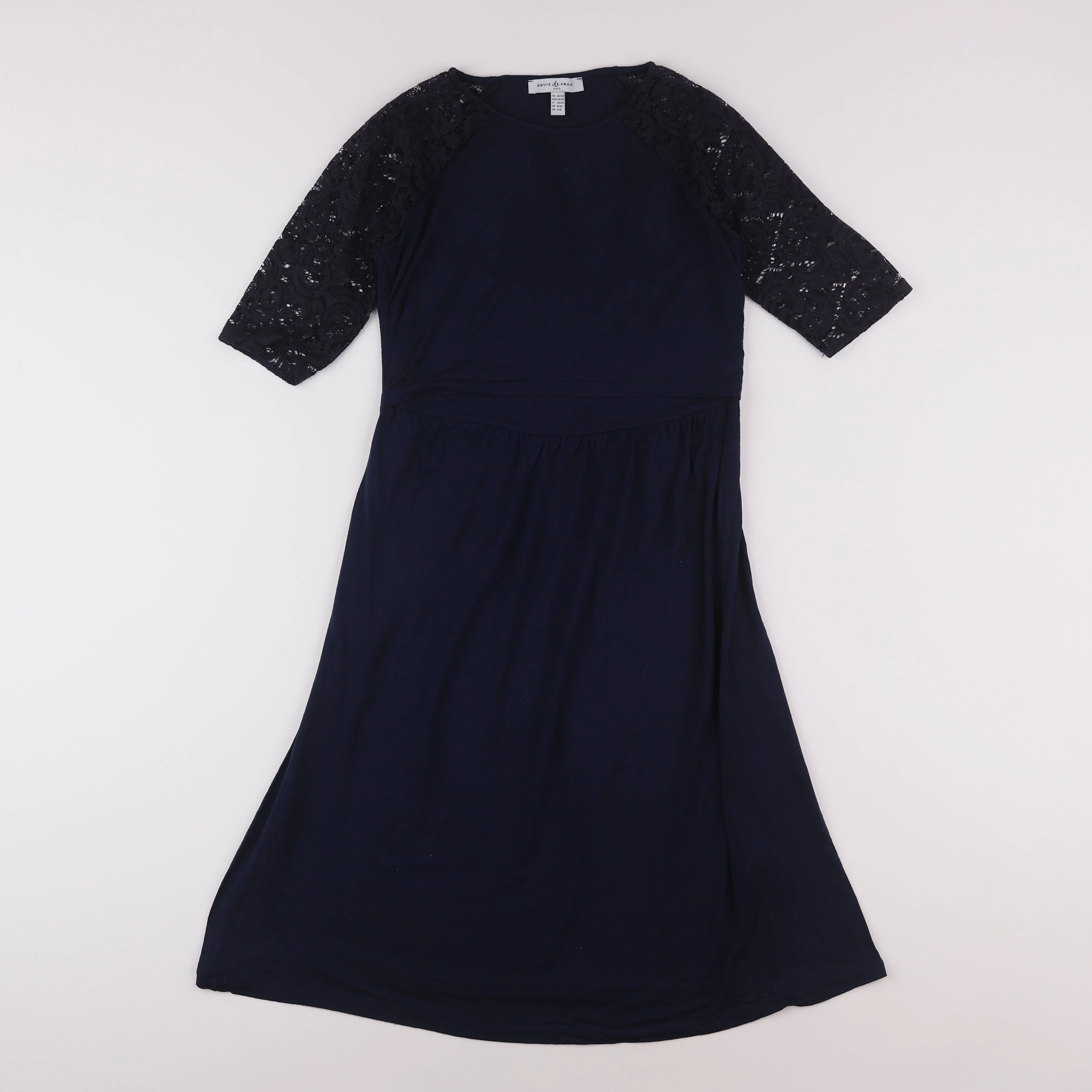 Envie de fraise - robe grossesse bleu - 36 à 38