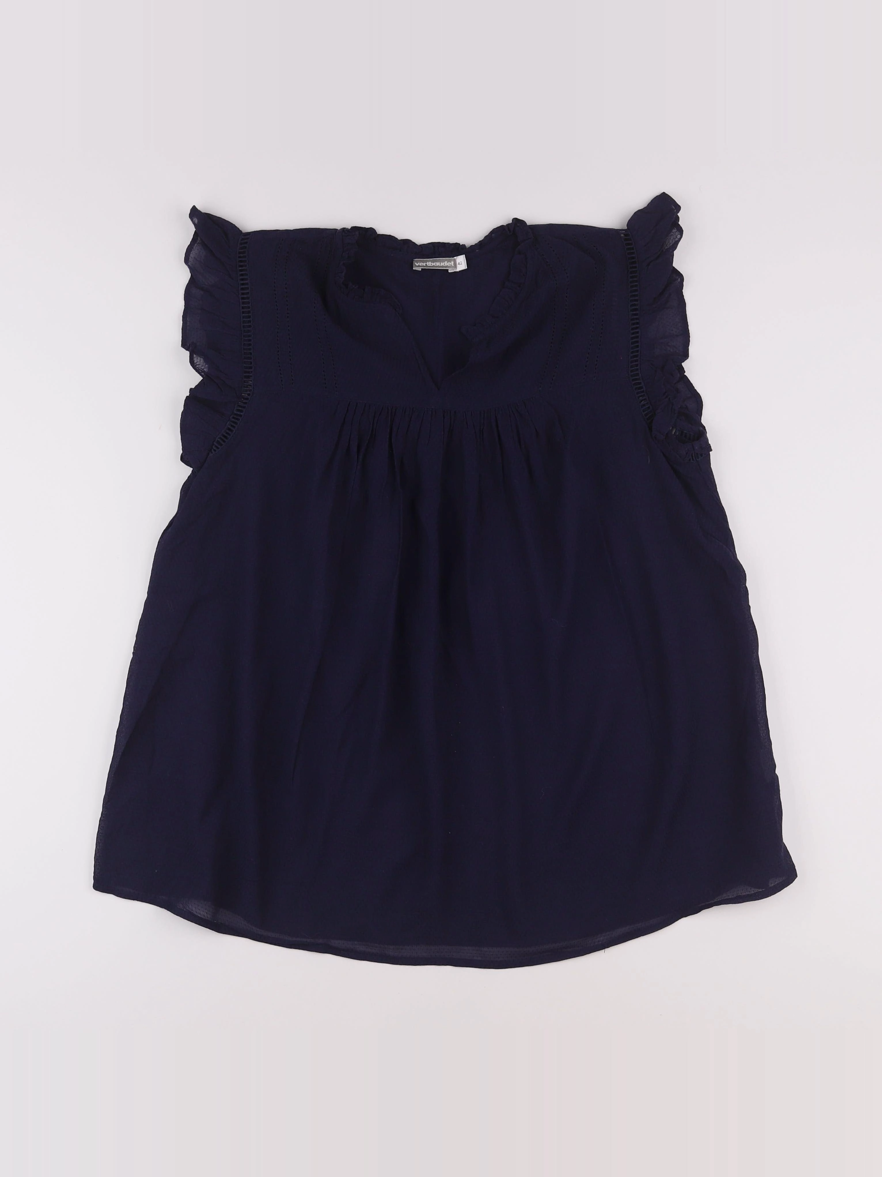 Vertbaudet - blouse grossesse bleu - 42