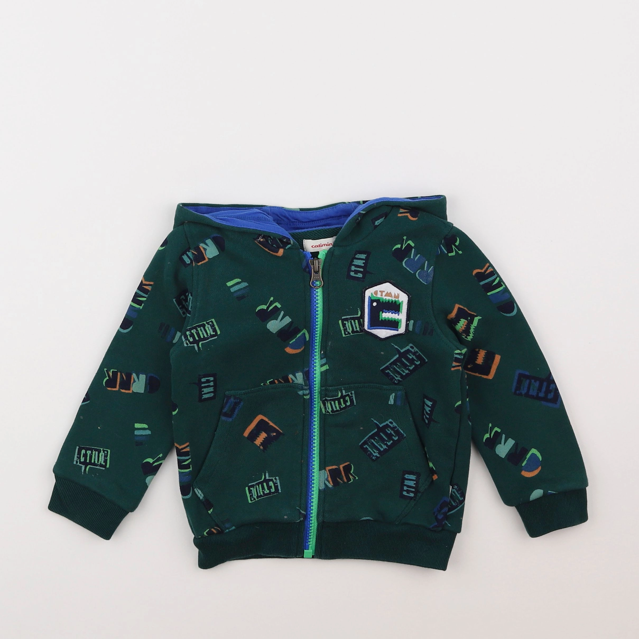 Catimini - sweat vert - 2 ans