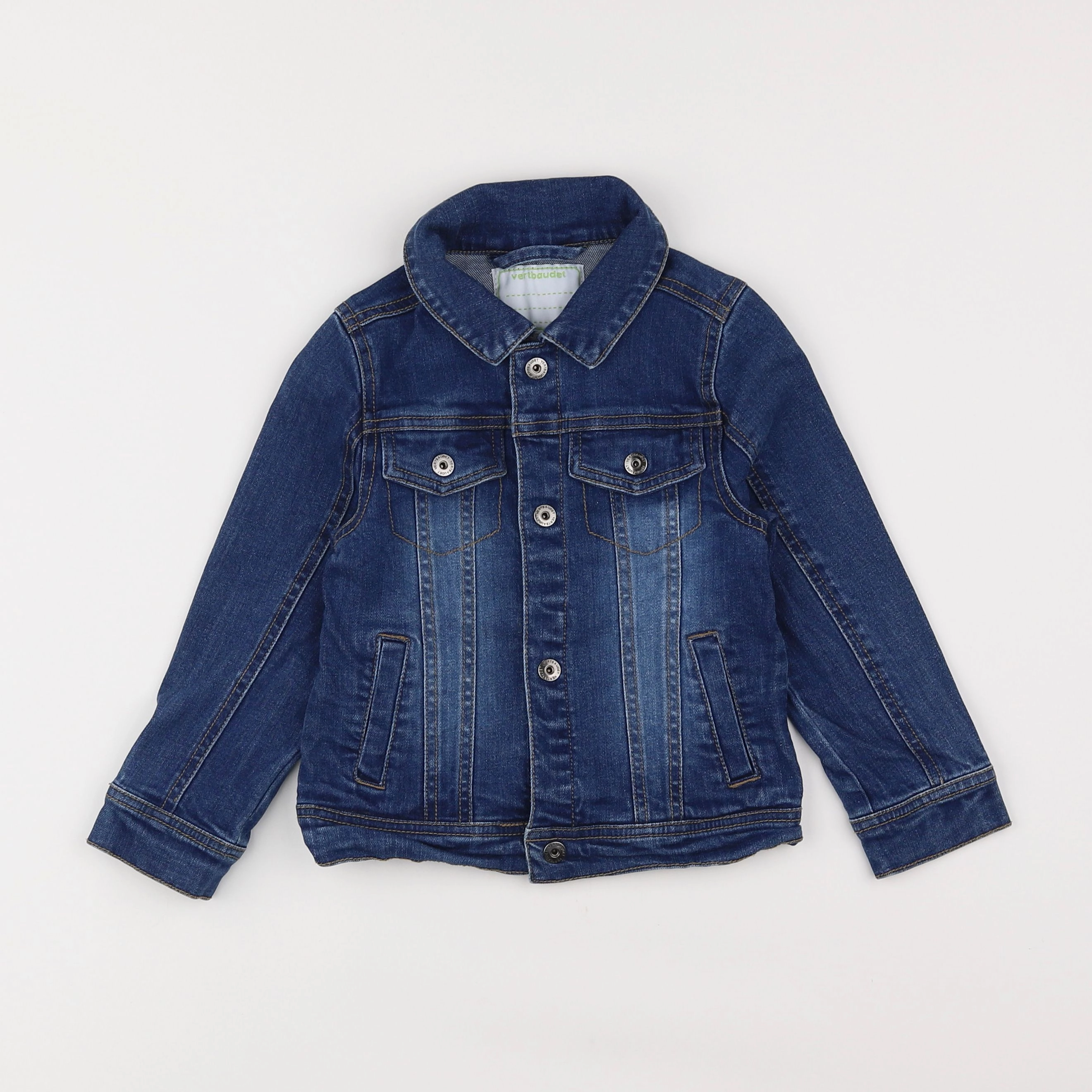 Vertbaudet - veste bleu - 4 ans