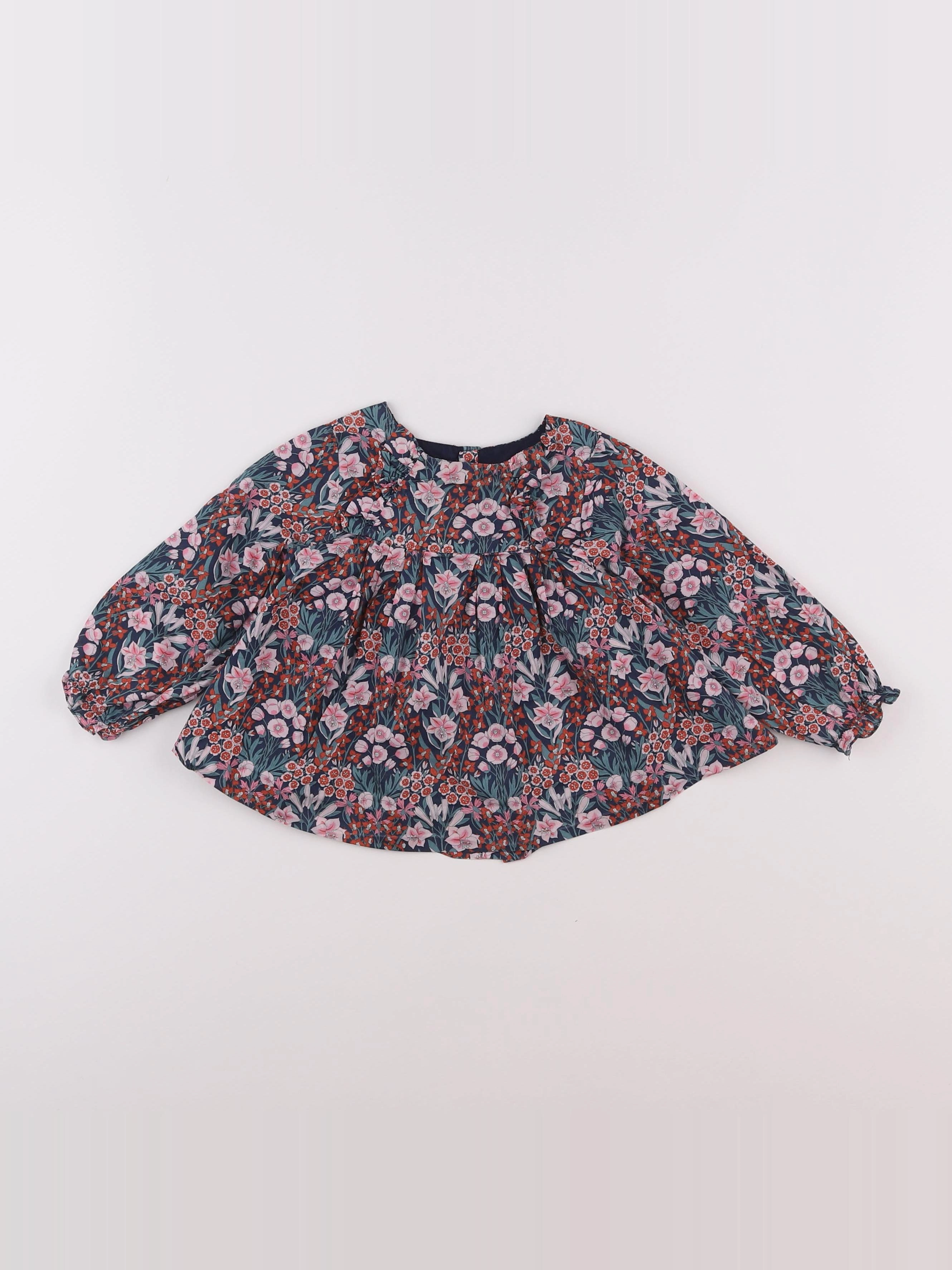 Jacadi - blouse liberty multicolore - 18 mois