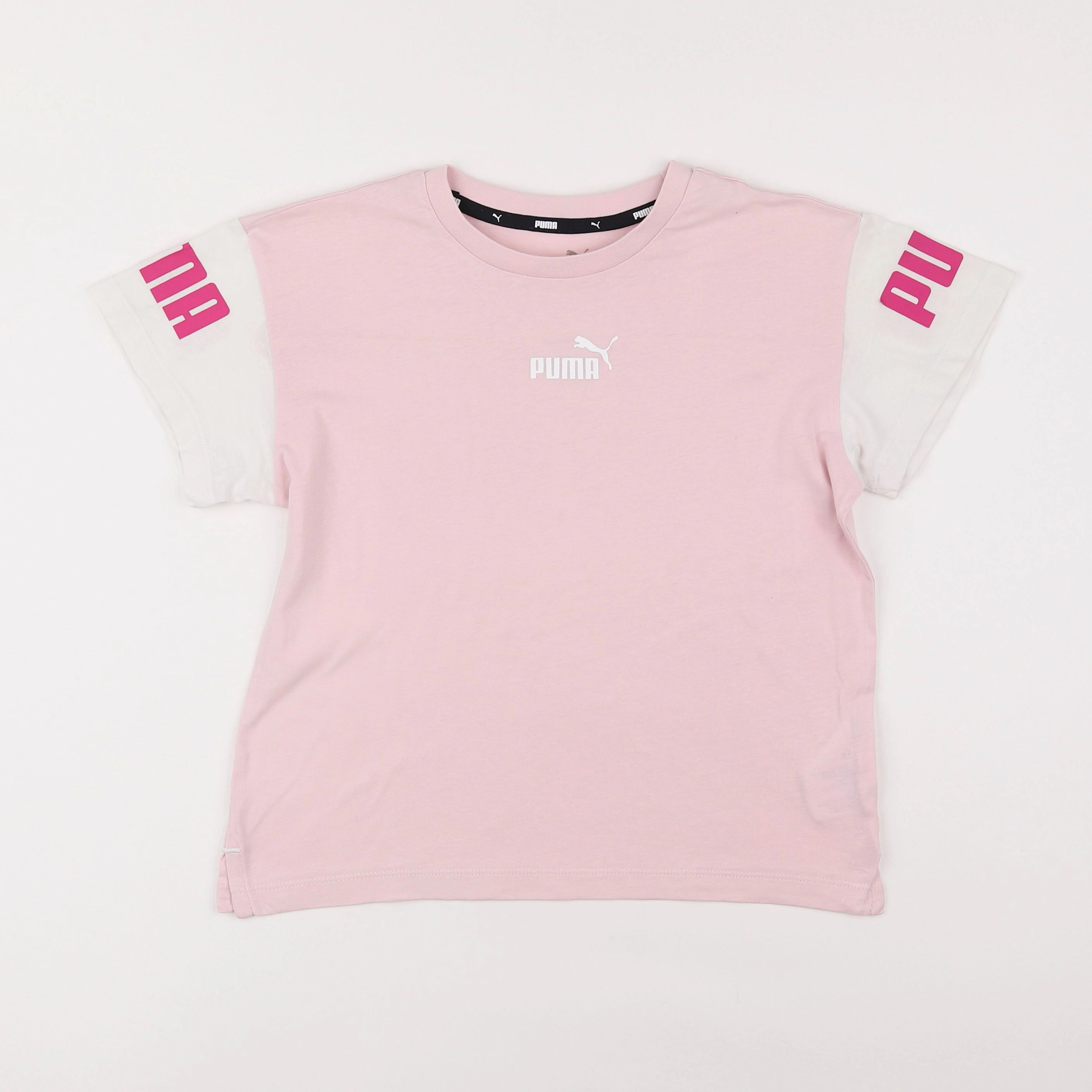 Puma - tee-shirt rose - 9/10 ans