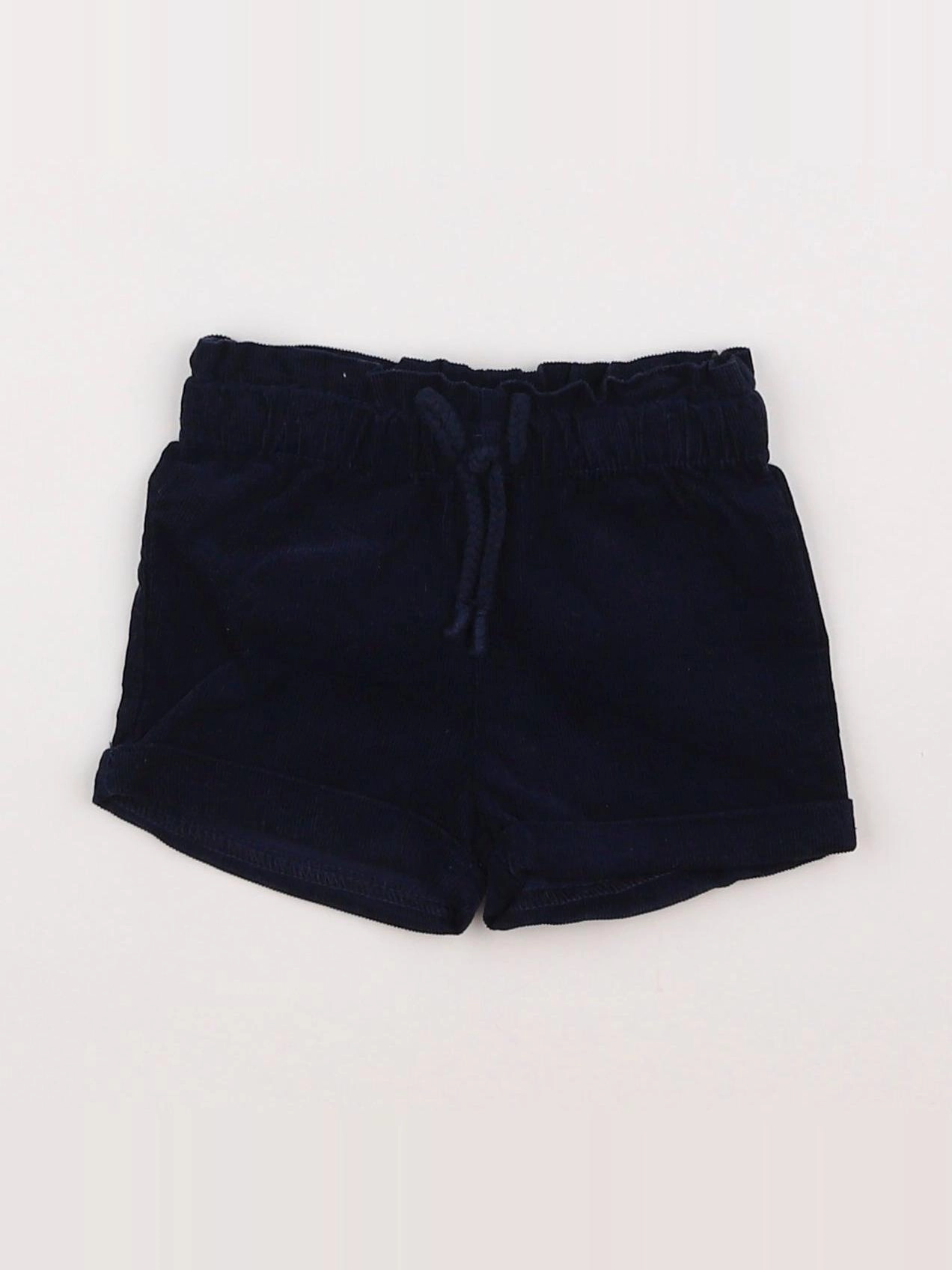 Vertbaudet - short bleu - 3 mois