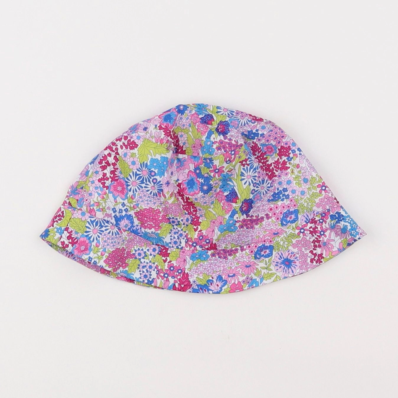 Jacadi - chapeau liberty rose, bleu - 4/5 ans