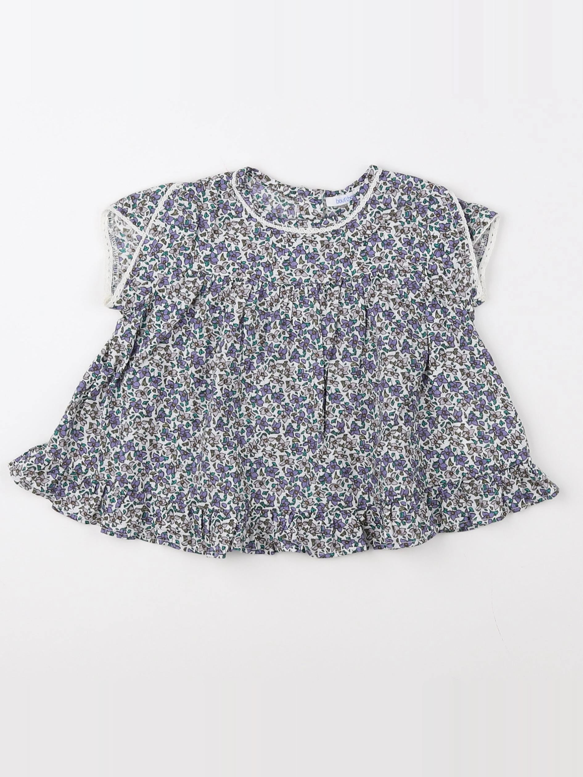 Boutchou - blouse multicolore - 9 mois