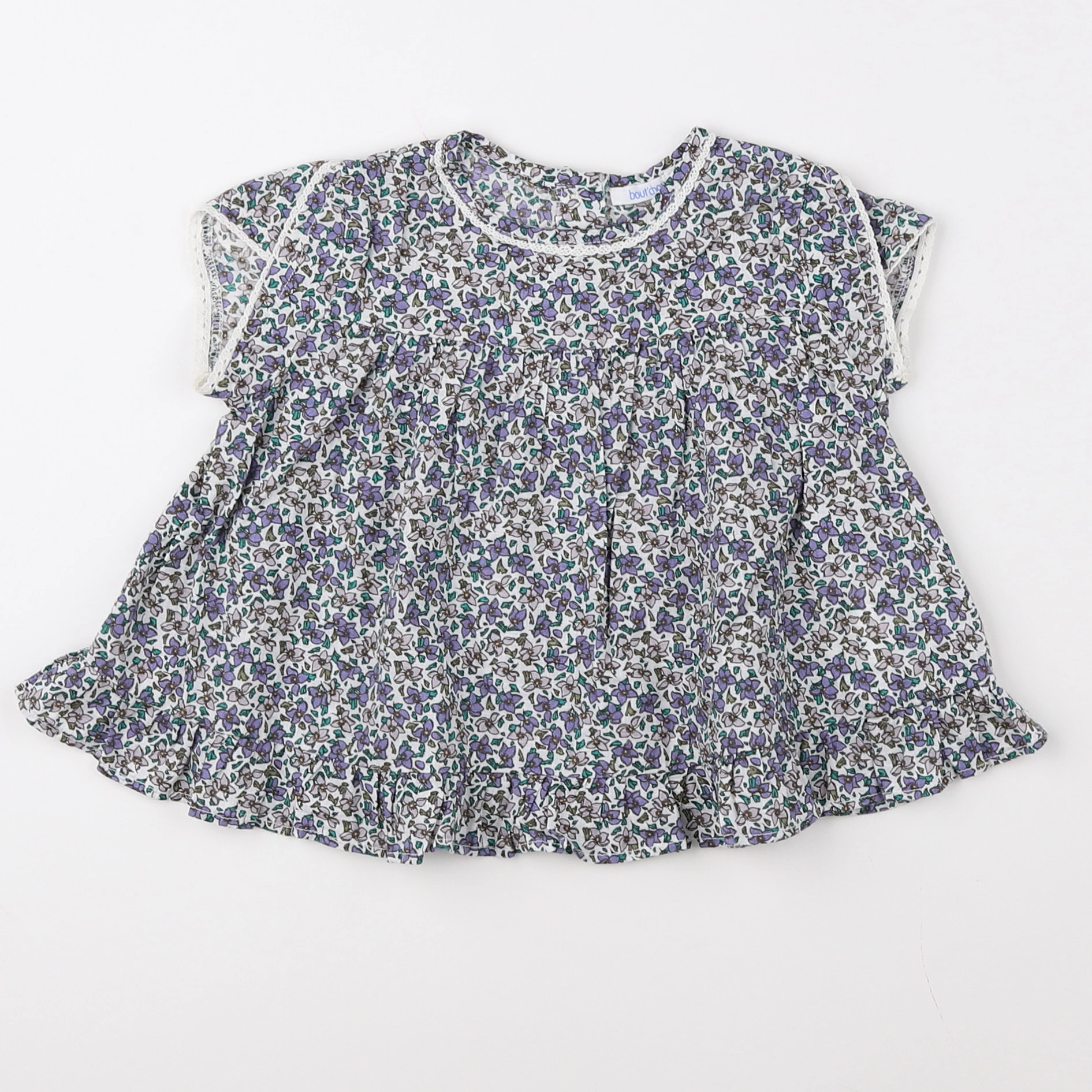 Boutchou - blouse multicolore - 9 mois
