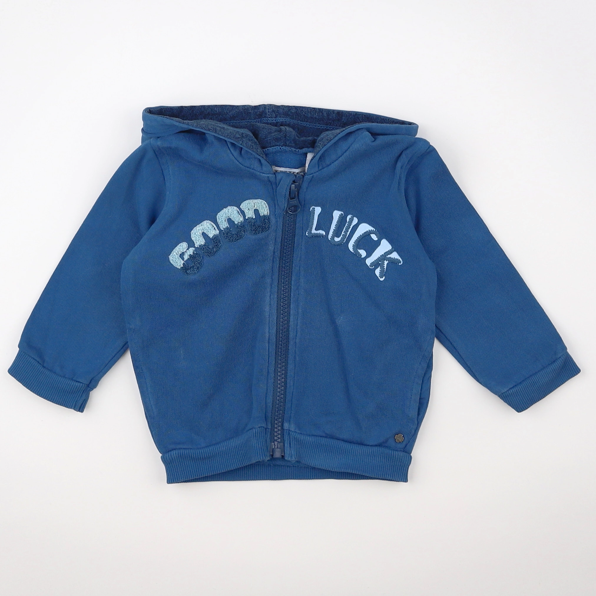 IKKS - sweat bleu - 6 mois