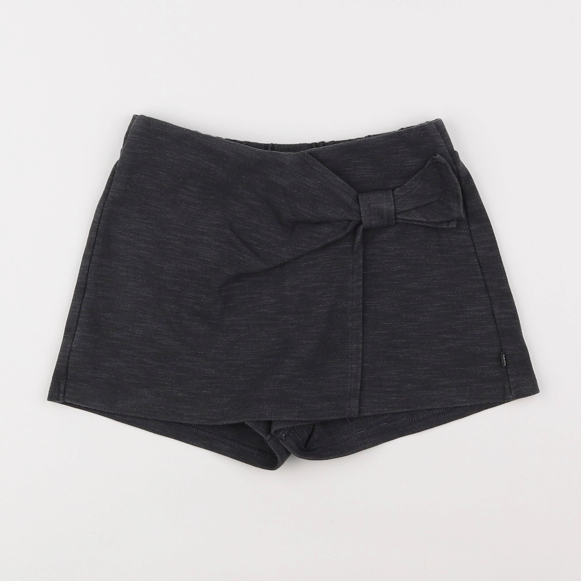 Okaidi - jupe short gris - 8 ans