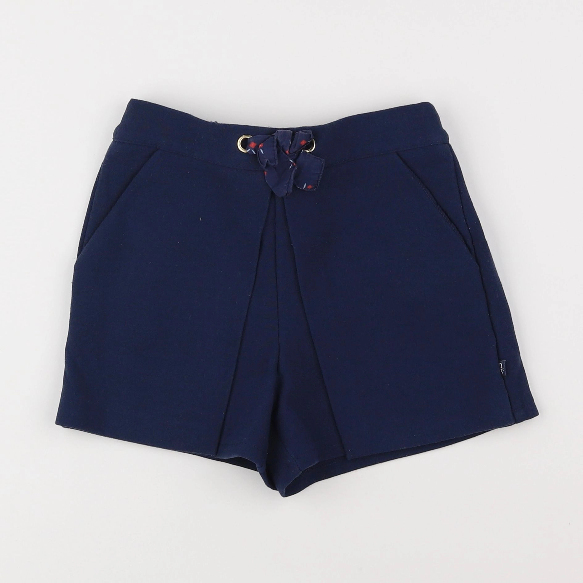 Okaidi - jupe short bleu - 7 ans