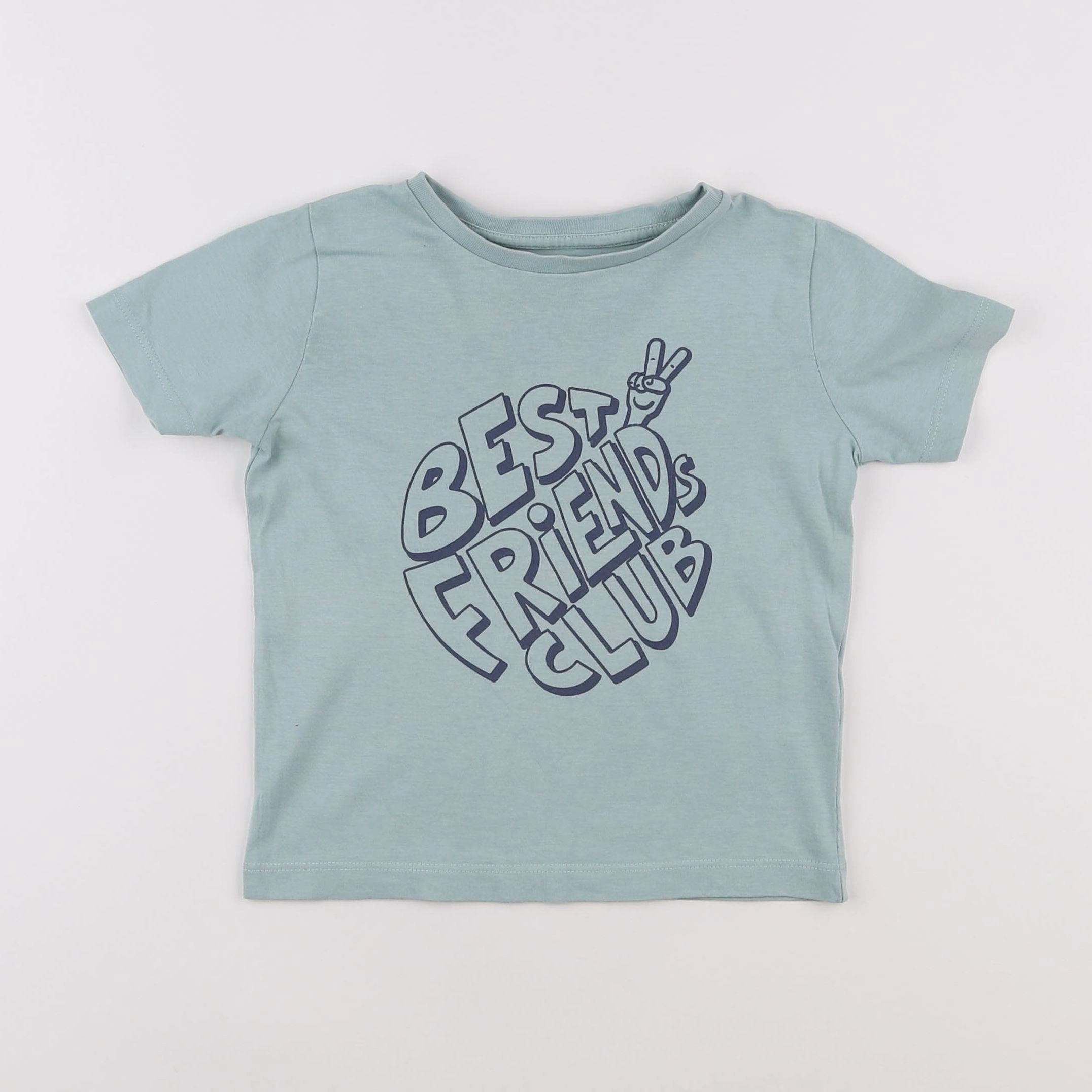 Vertbaudet - tee-shirt bleu - 3 ans