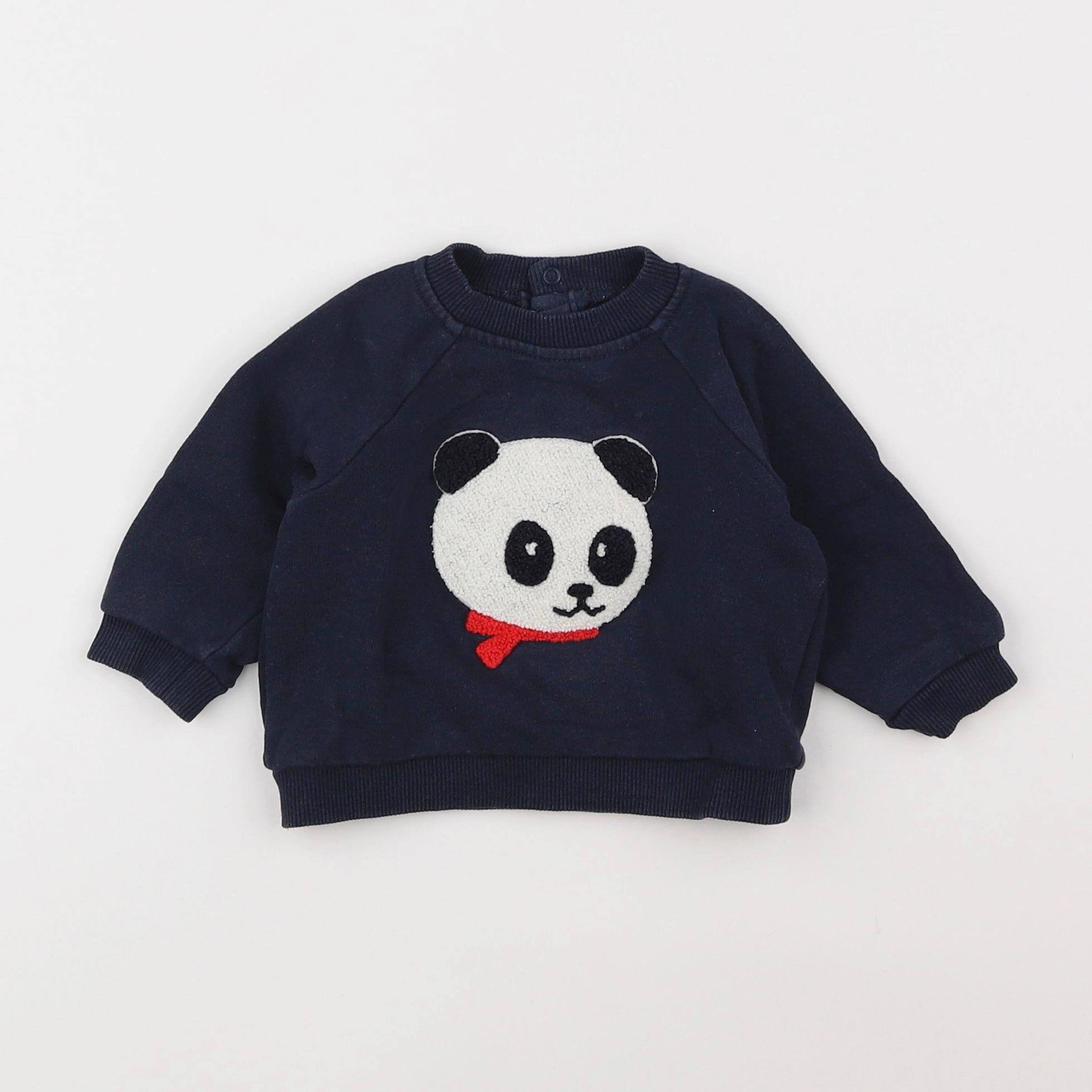 Boutchou - sweat bleu - 6 mois