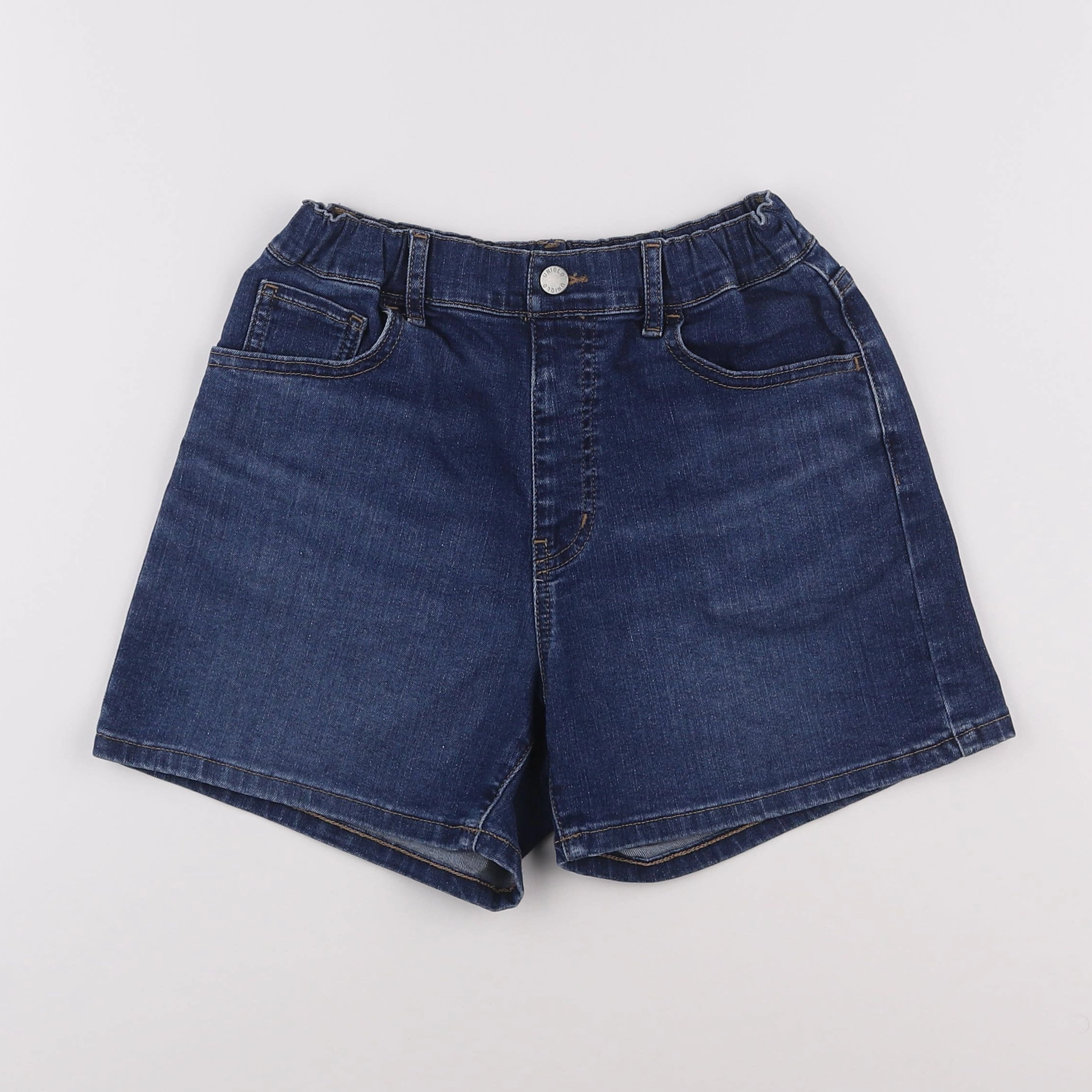 Uniqlo - short bleu - 10 ans