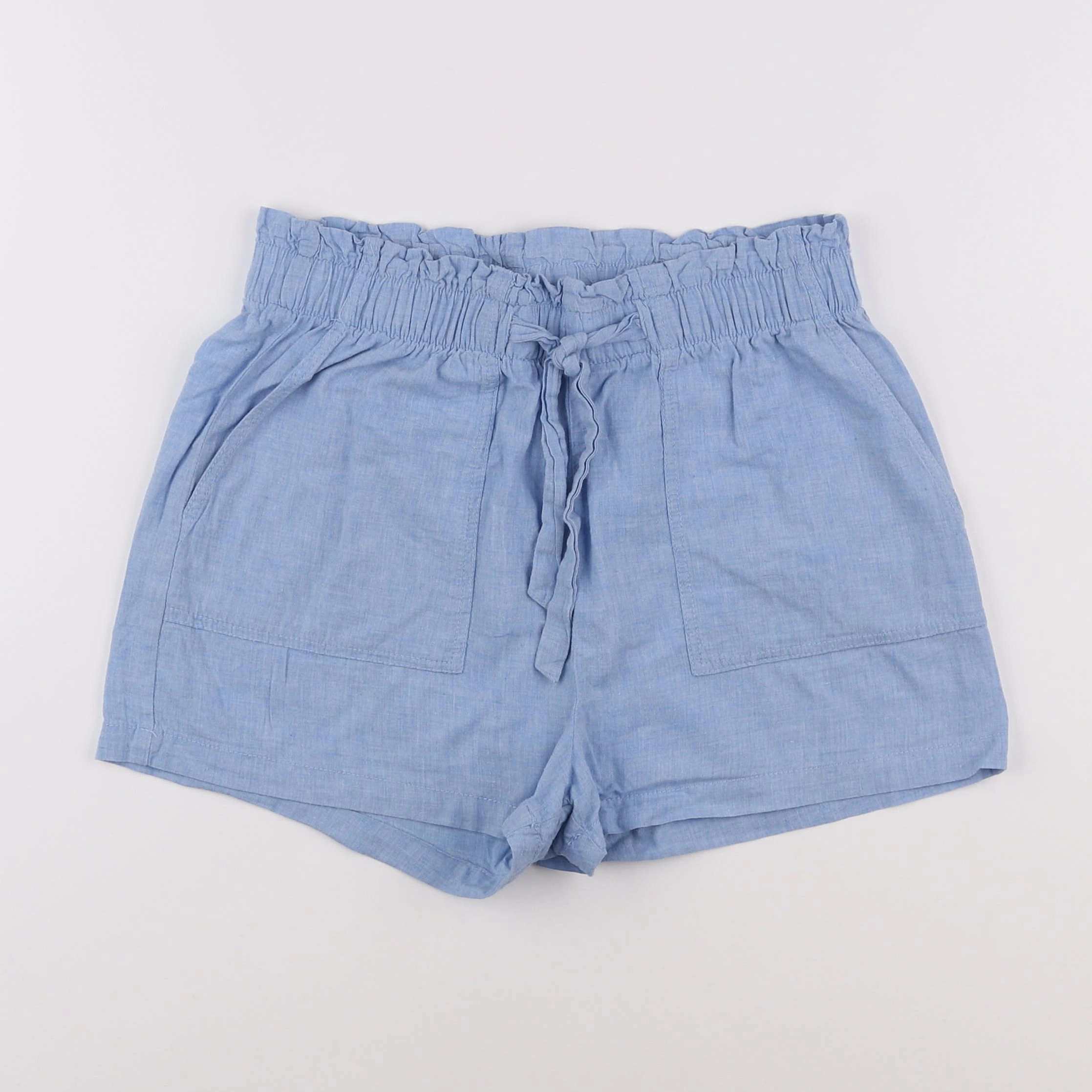 H&M - short bleu - 10/12 ans