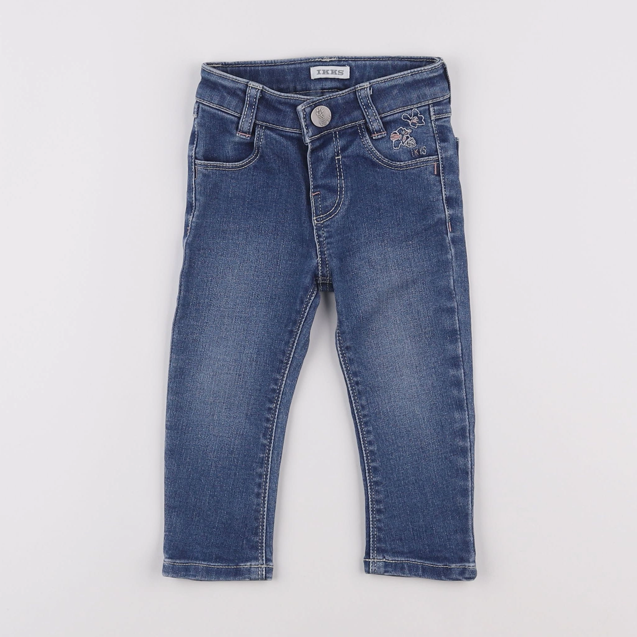 IKKS - jean bleu - 12 mois