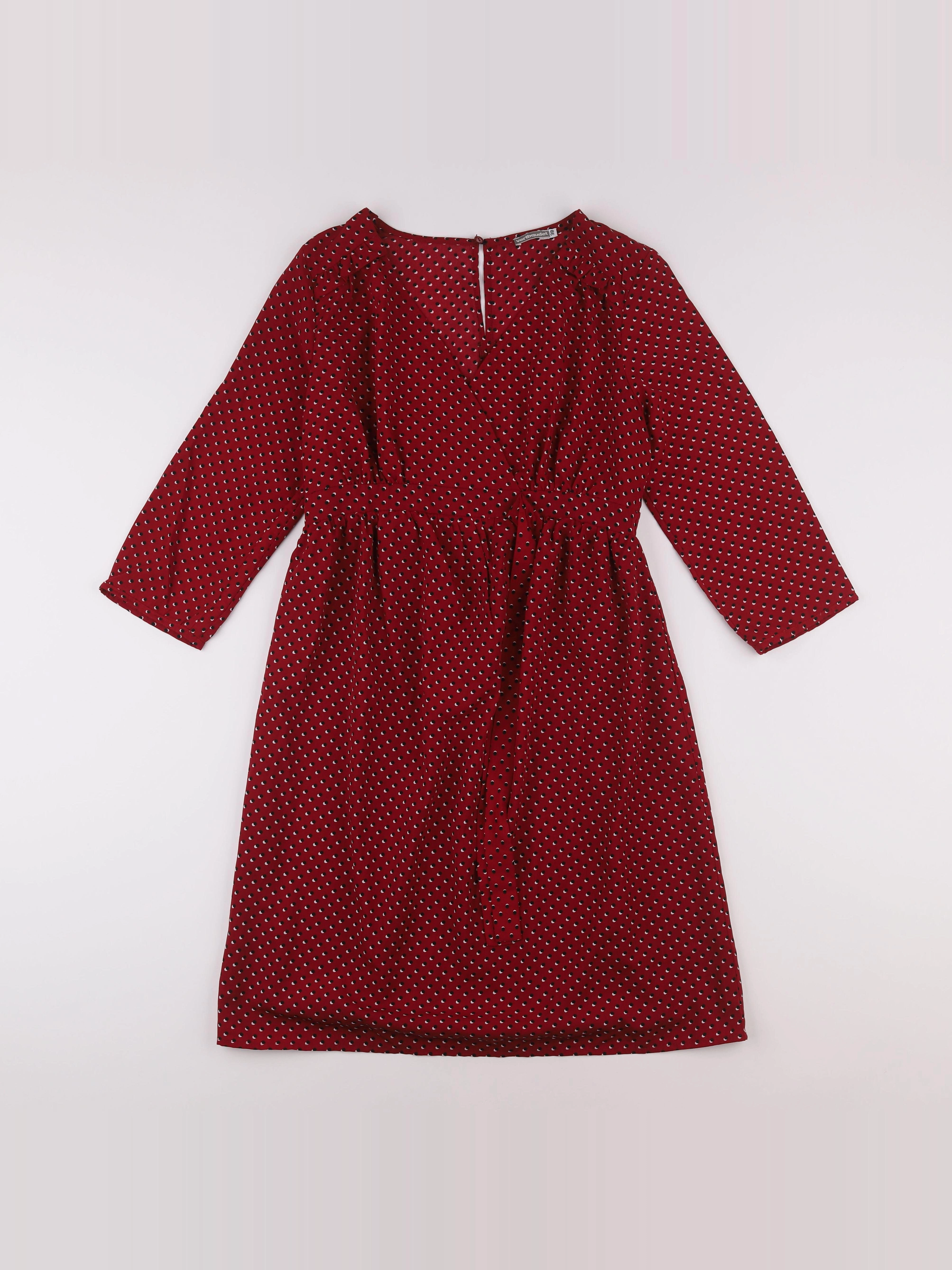 Vertbaudet - robe grossesse rouge - 38