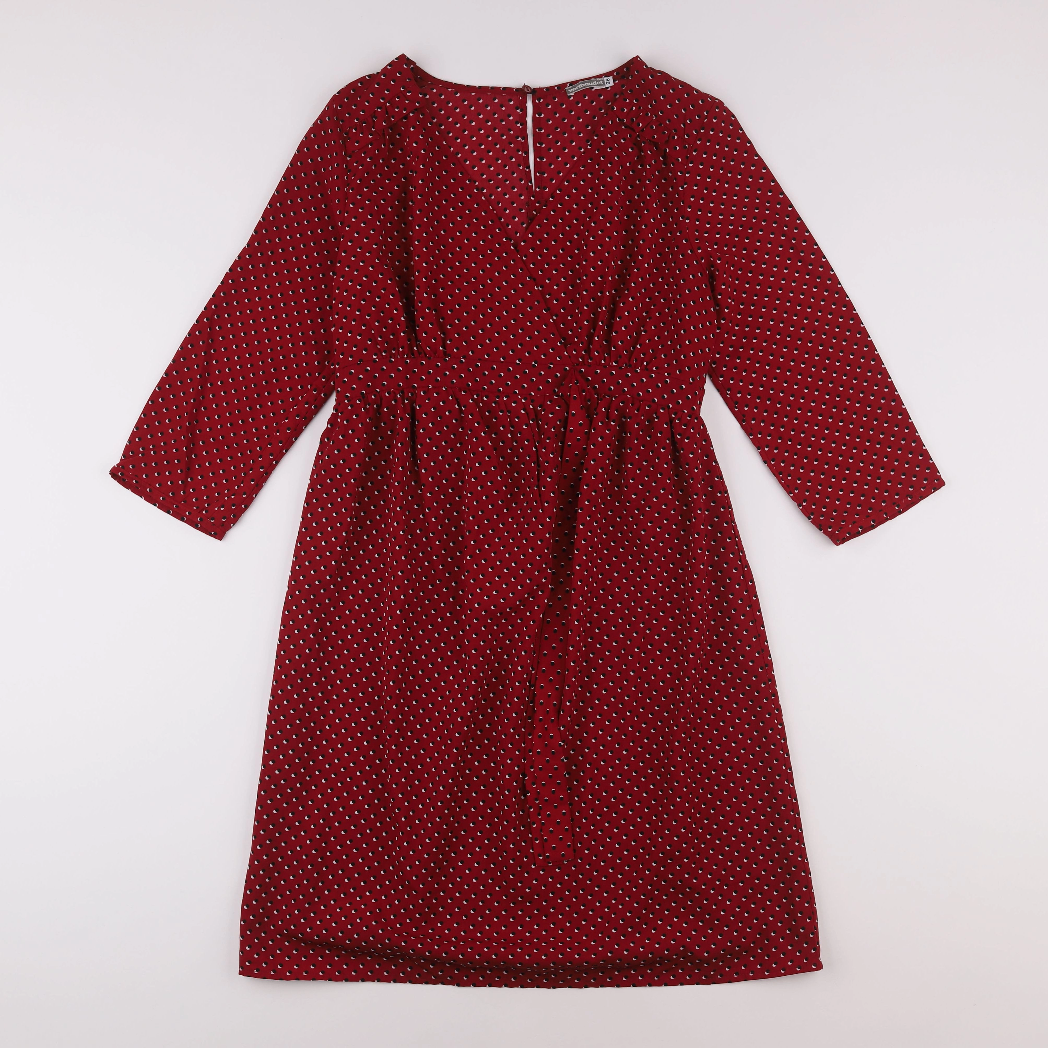 Vertbaudet - robe grossesse rouge - 38