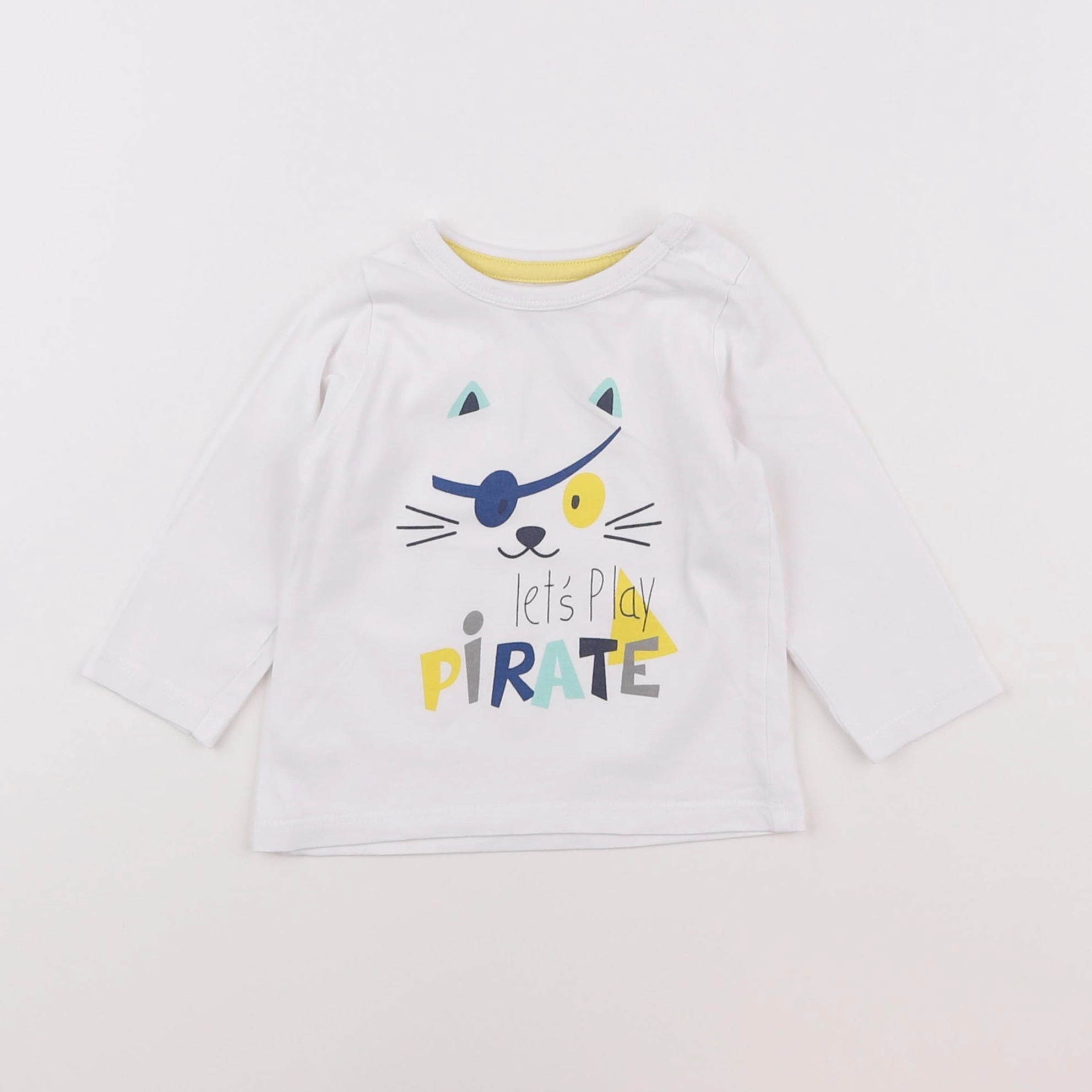 Vertbaudet - tee-shirt multicolore - 6 mois