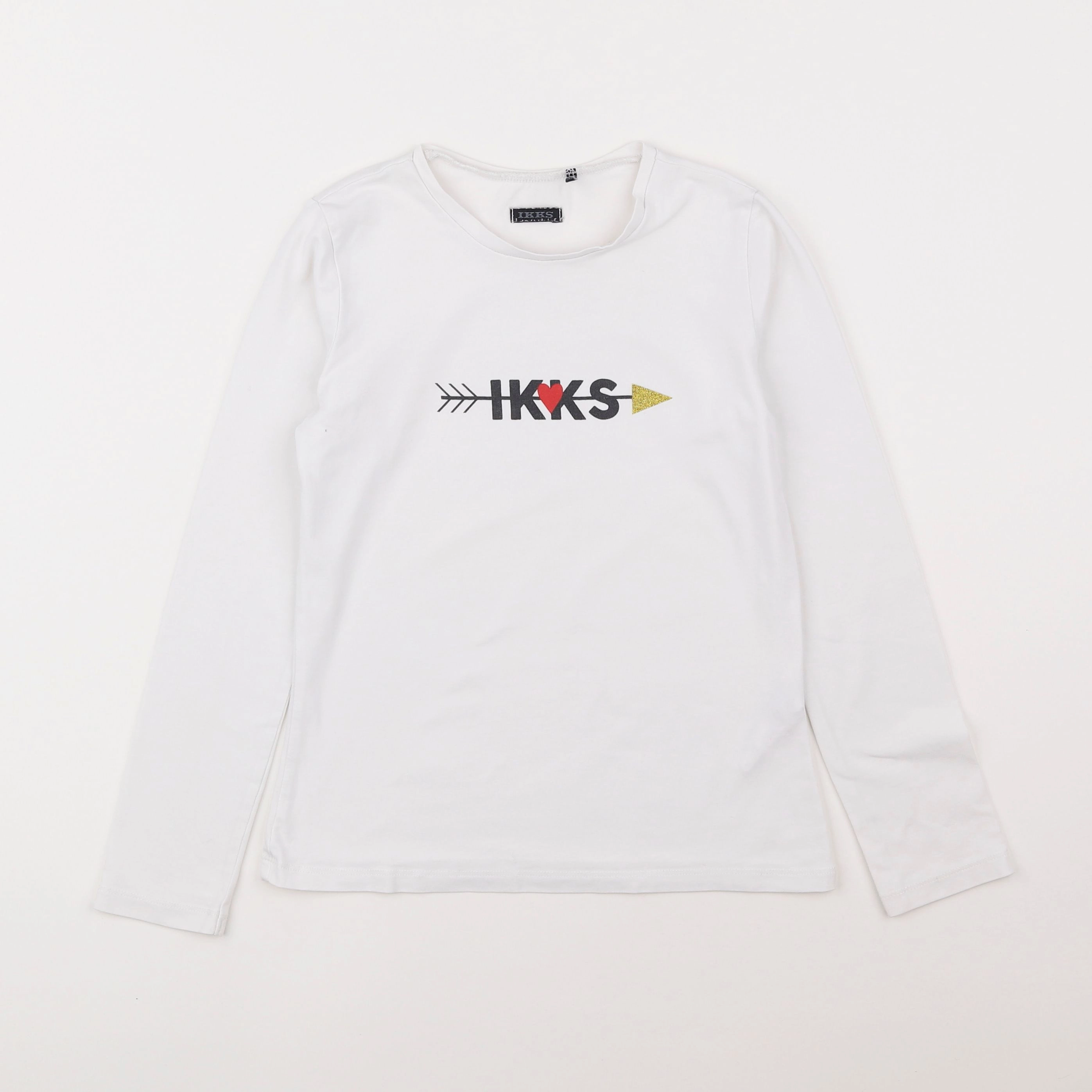 IKKS - tee-shirt blanc - 10 ans