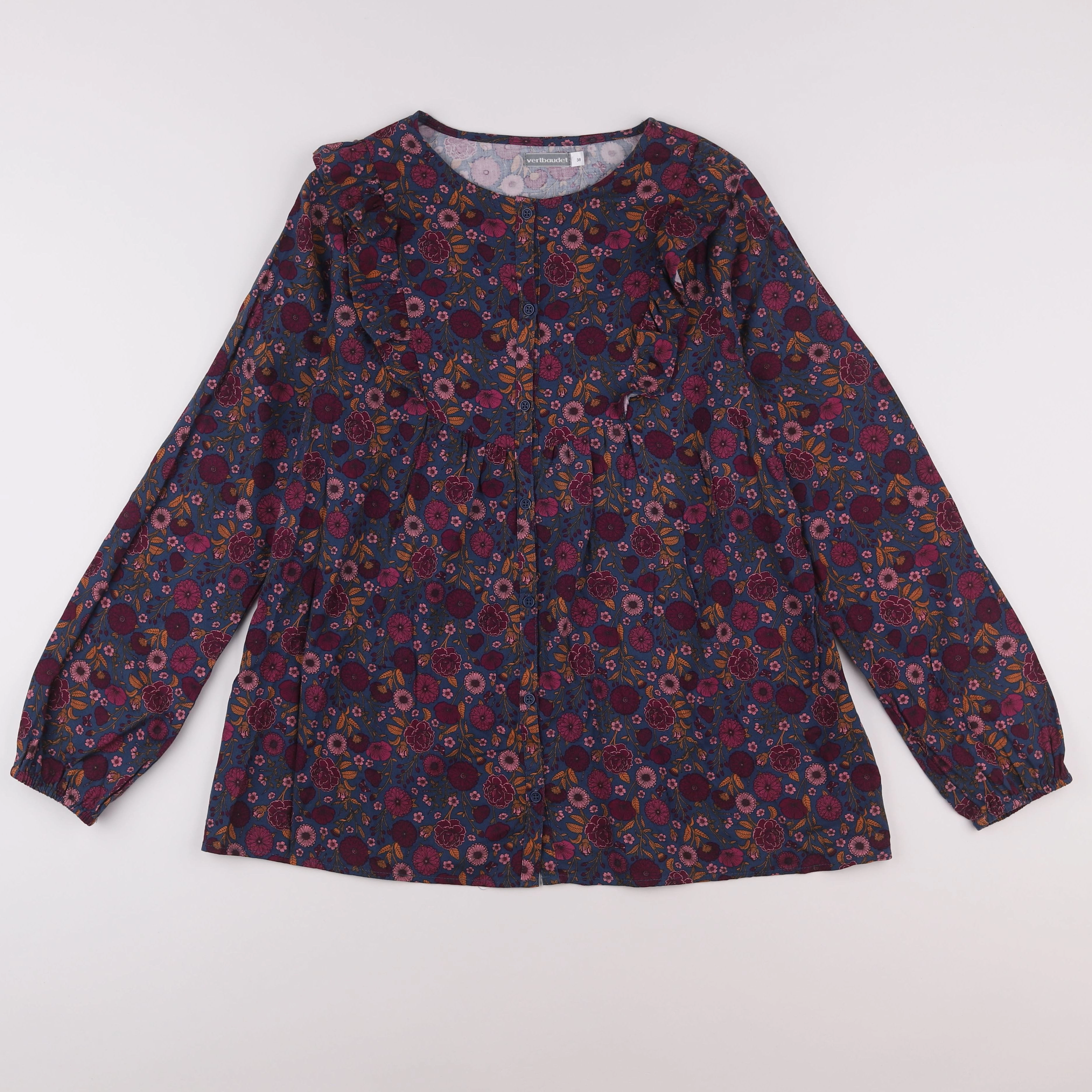 Vertbaudet - blouse grossesse bleu - 38
