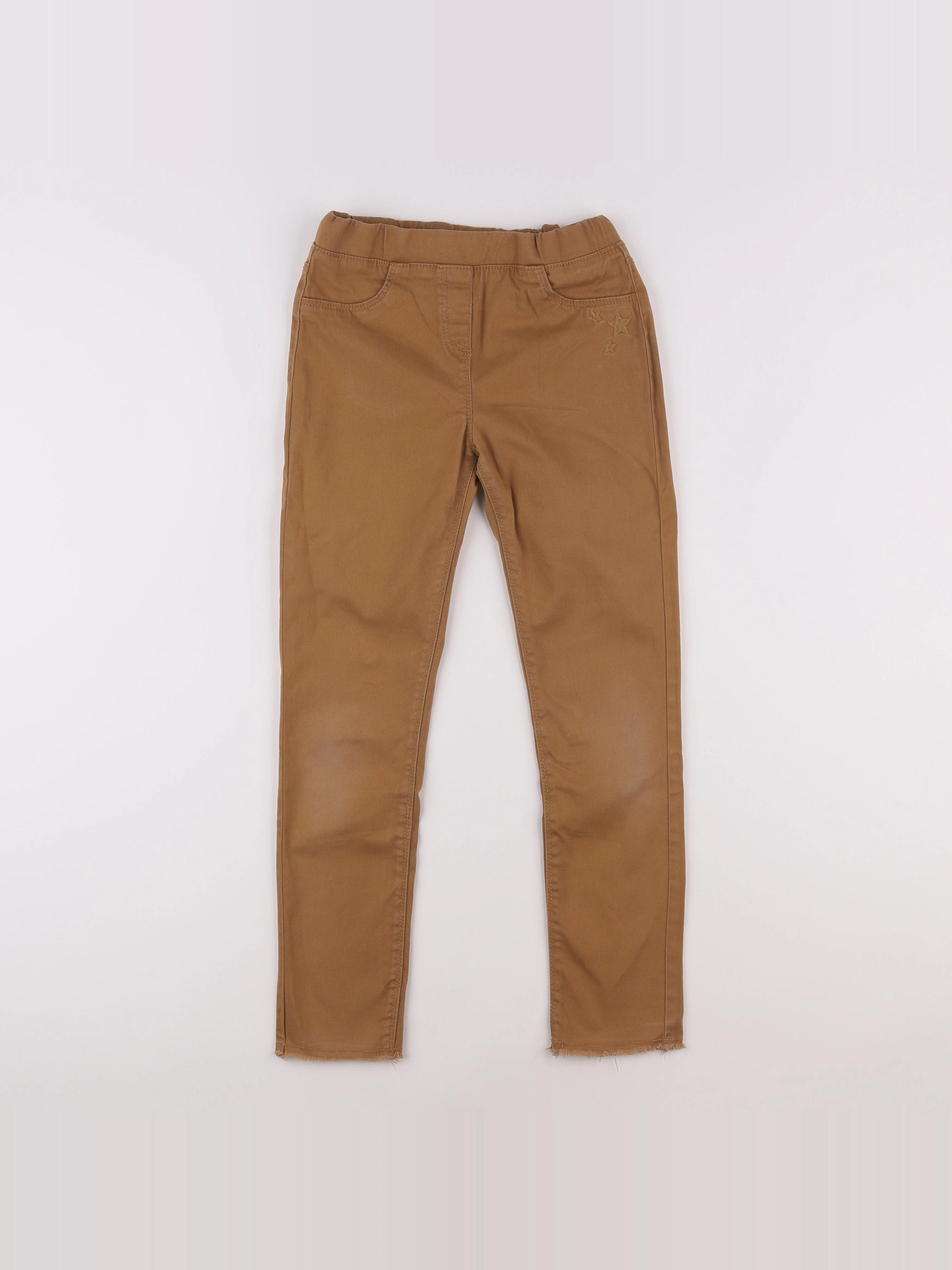 Vertbaudet - jegging beige - 10 ans