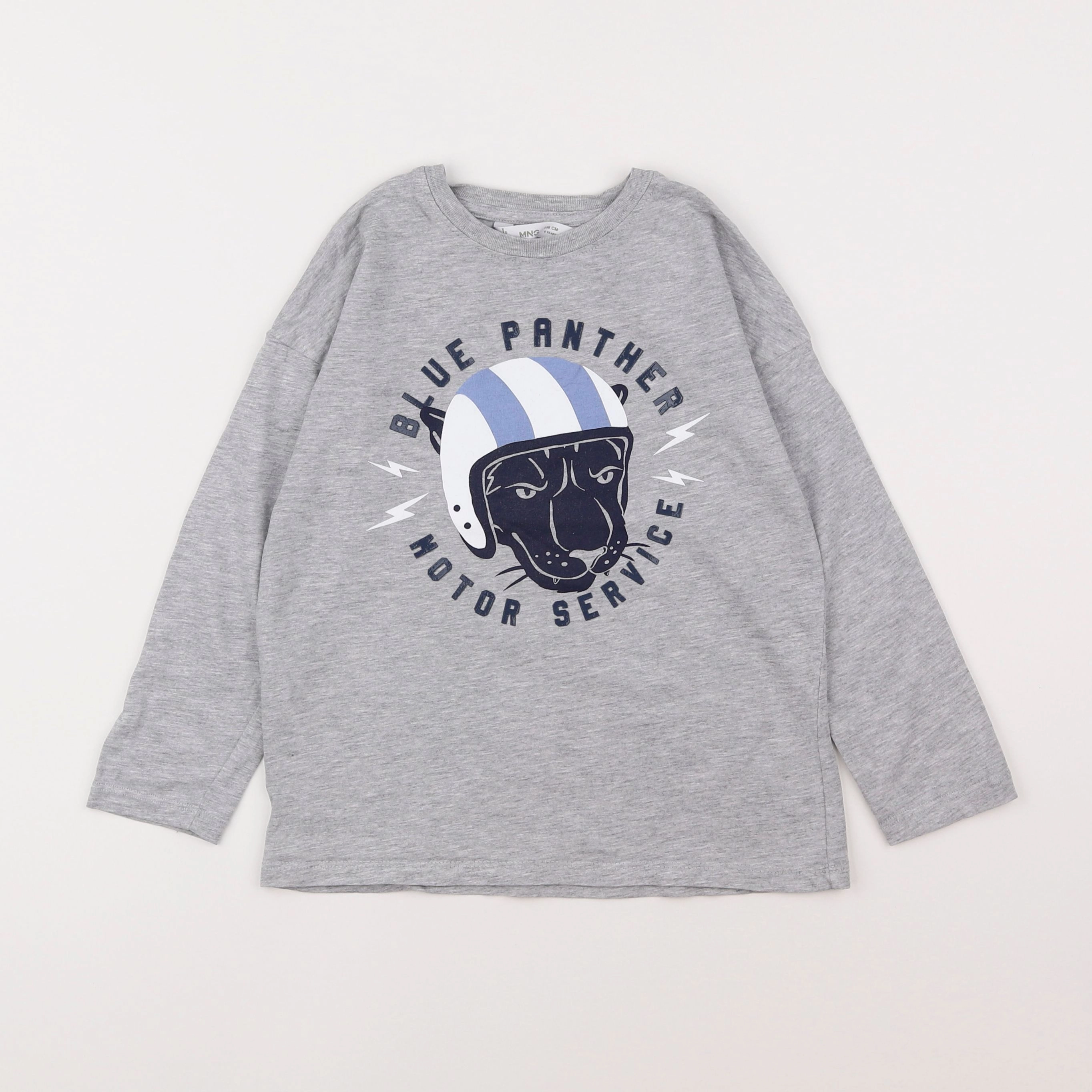 Mango - tee-shirt gris - 6 ans