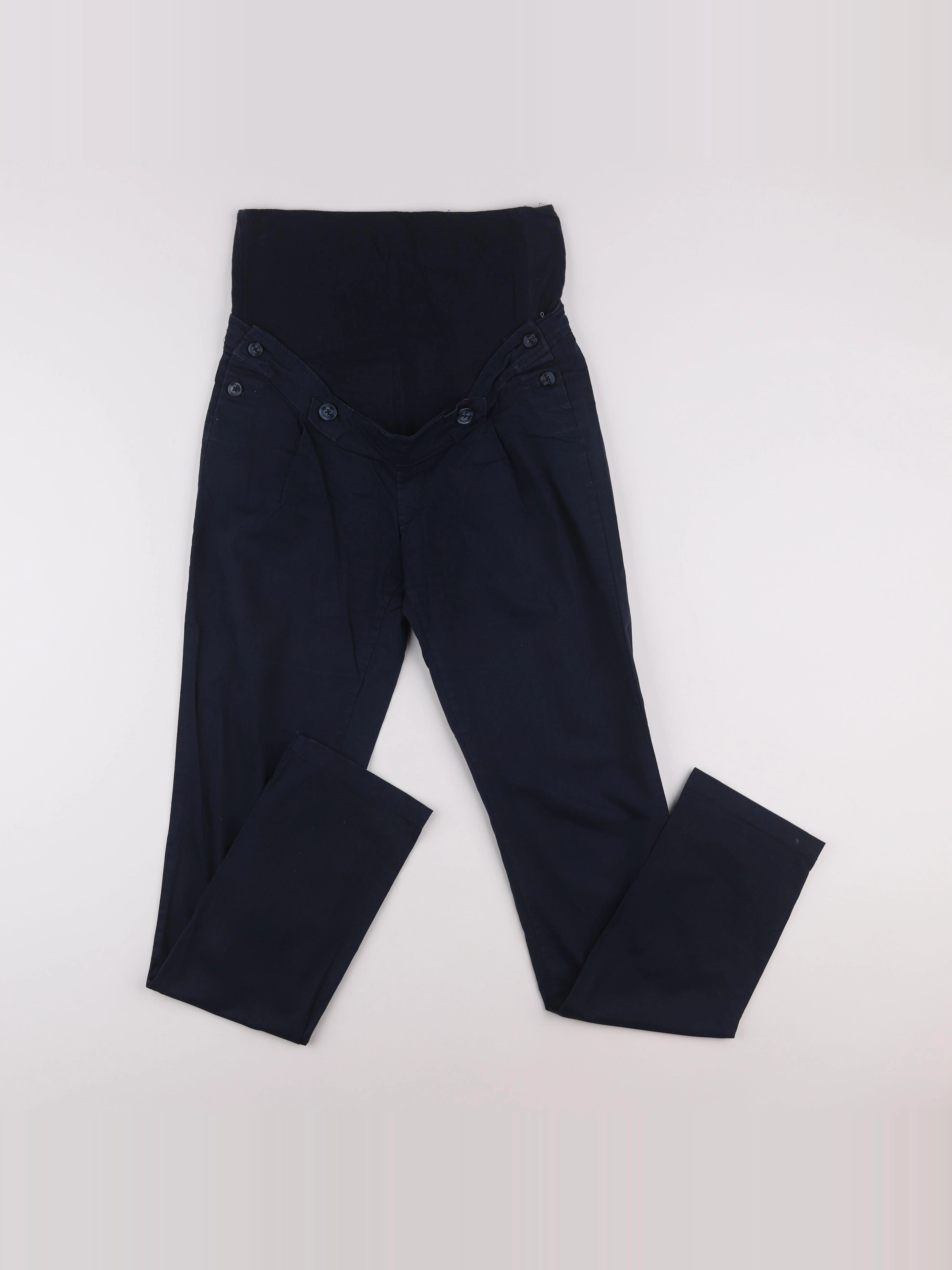 Vertbaudet - pantalon grossesse bleu - 36