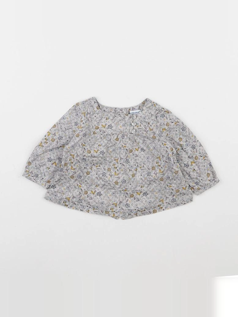 Vertbaudet - blouse gris - 3 mois