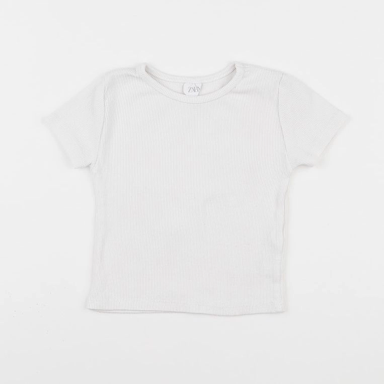 Zara - tee-shirt blanc - 7 ans