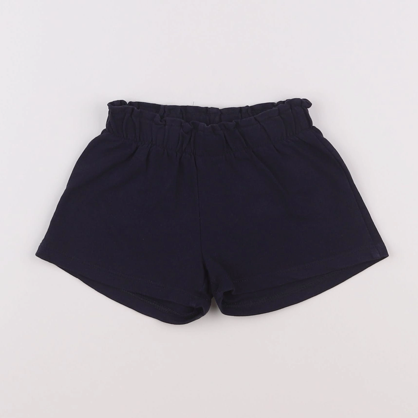 H&M - short bleu - 2/3 ans