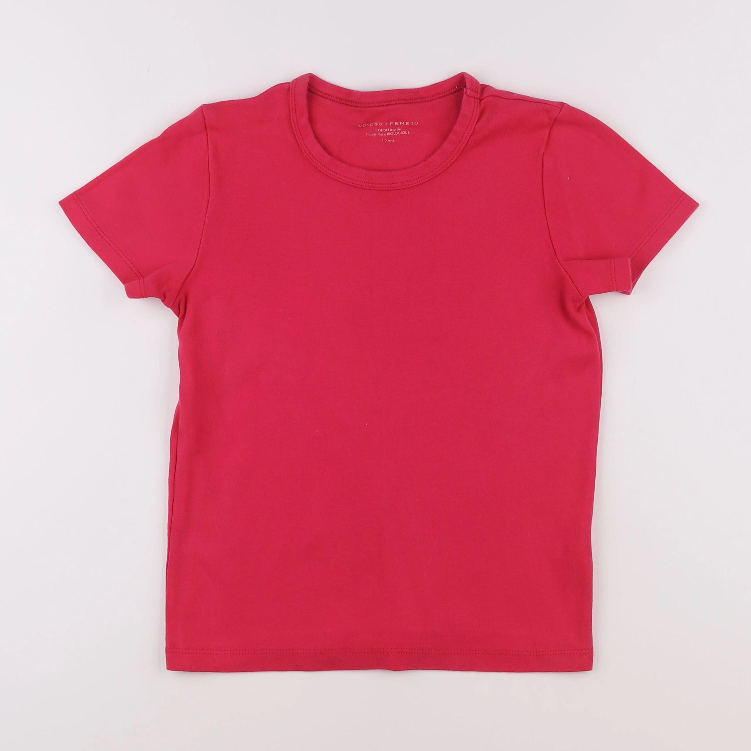 Monoprix - tee-shirt rose - 12 ans