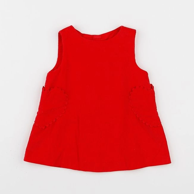 Jacadi - robe rouge - 3 mois