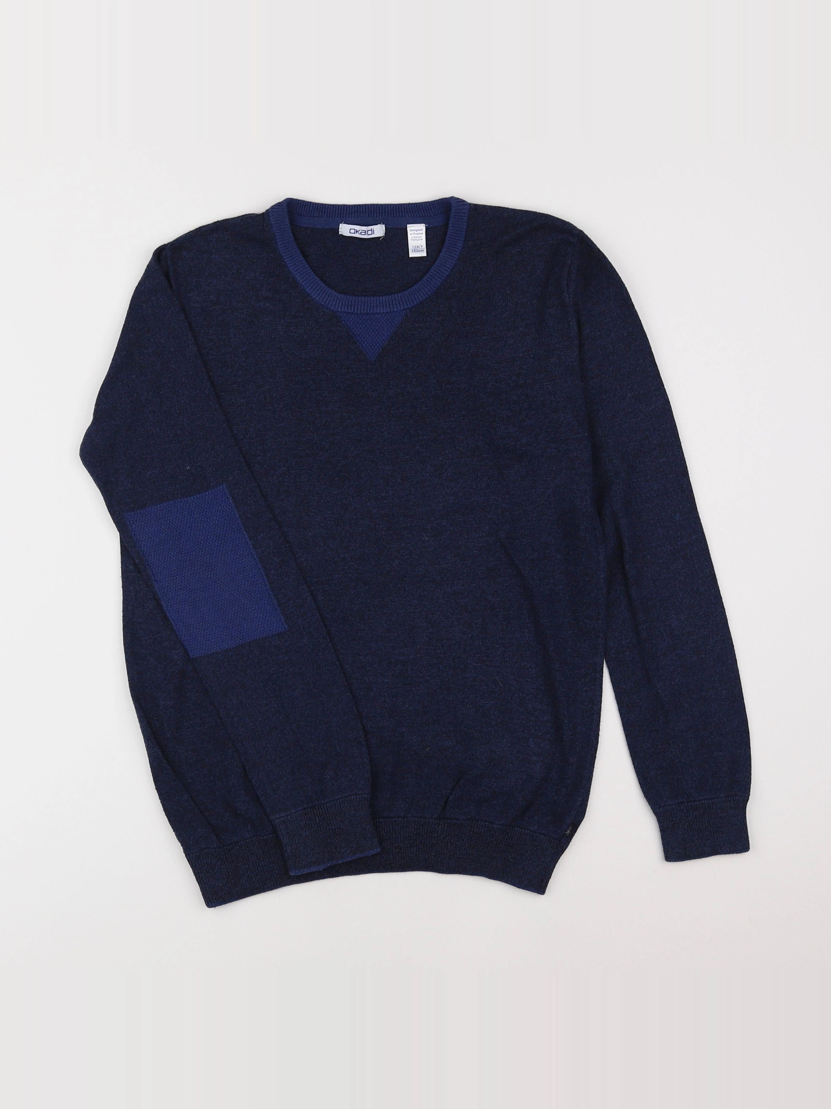 Okaidi - pull bleu - 12 ans