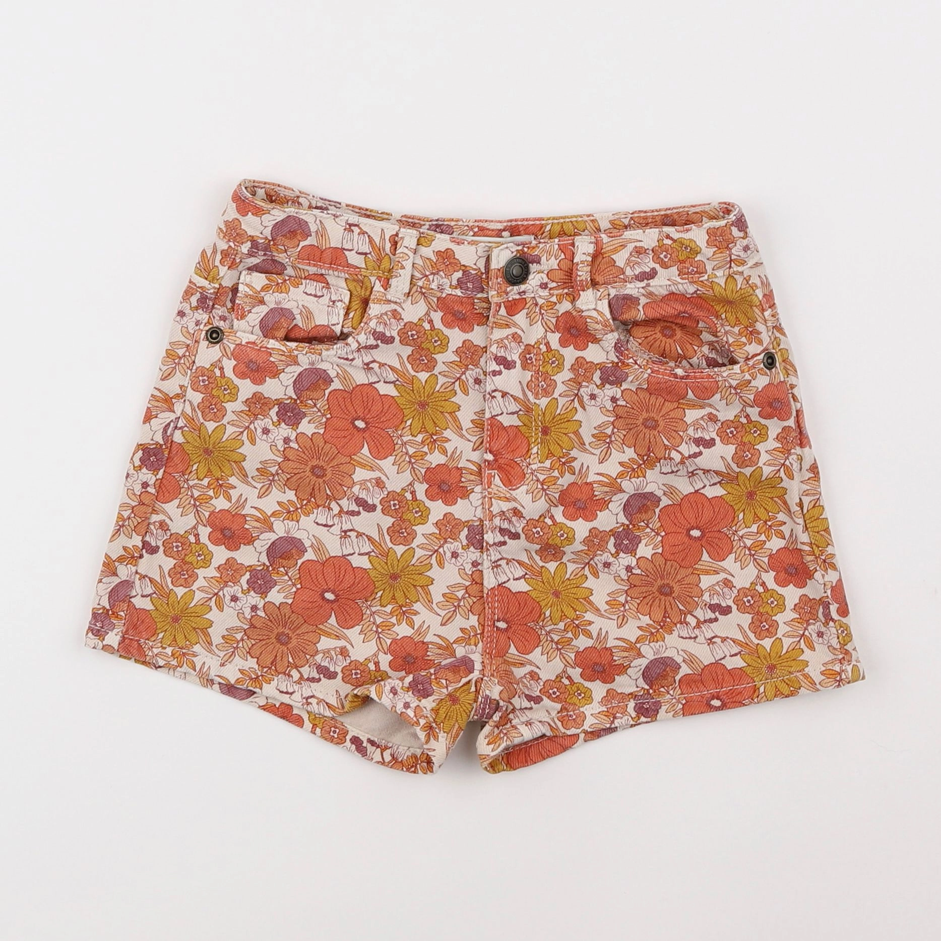 Vertbaudet - short multicolore - 7 ans