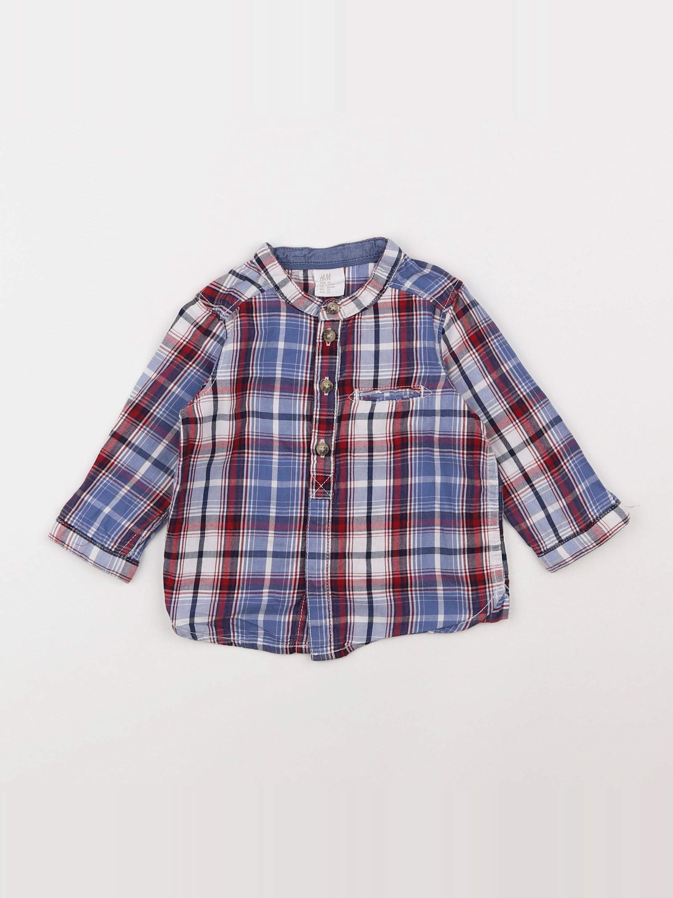 H&M - chemise multicolore - 3/6 mois