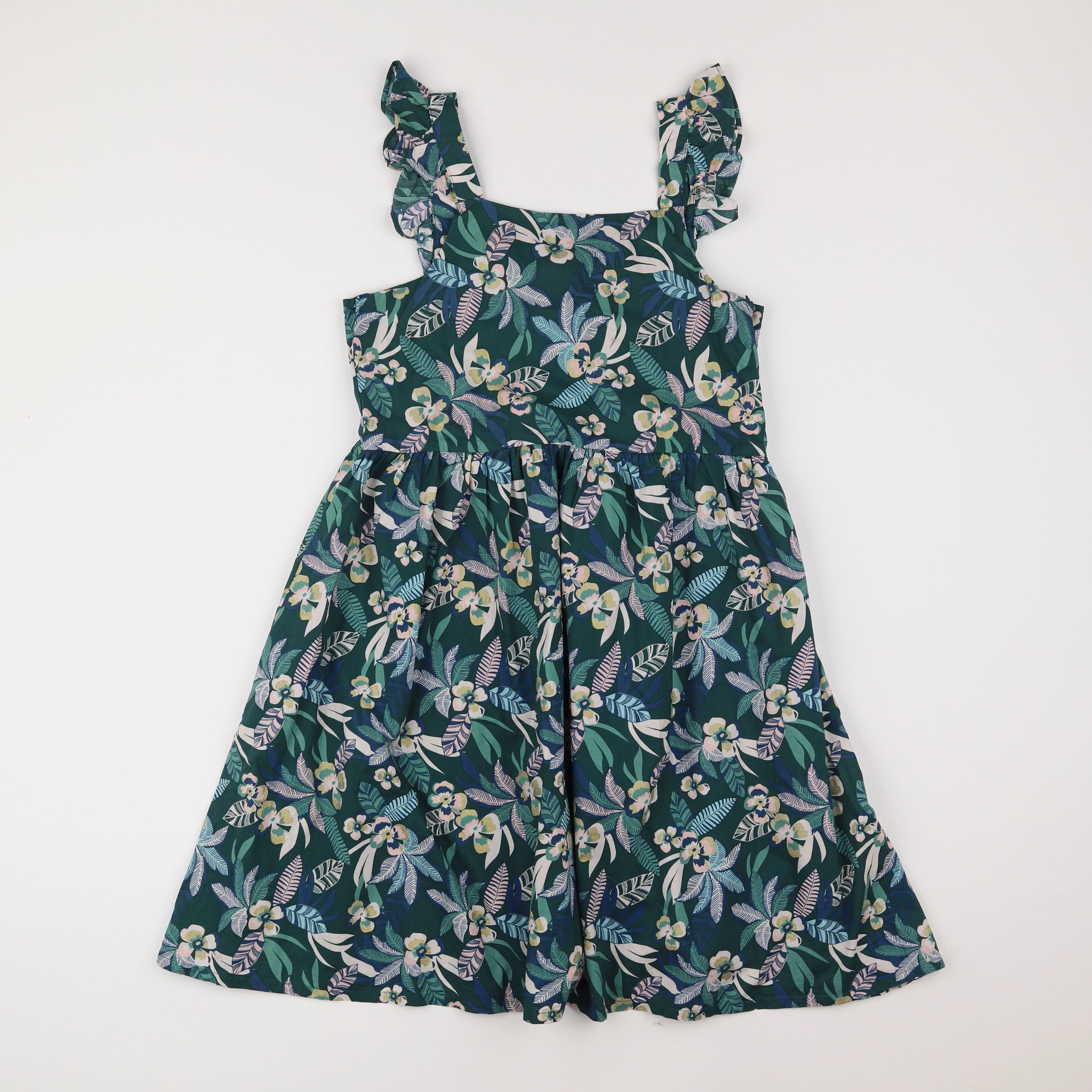 Vertbaudet - robe vert - 12 ans