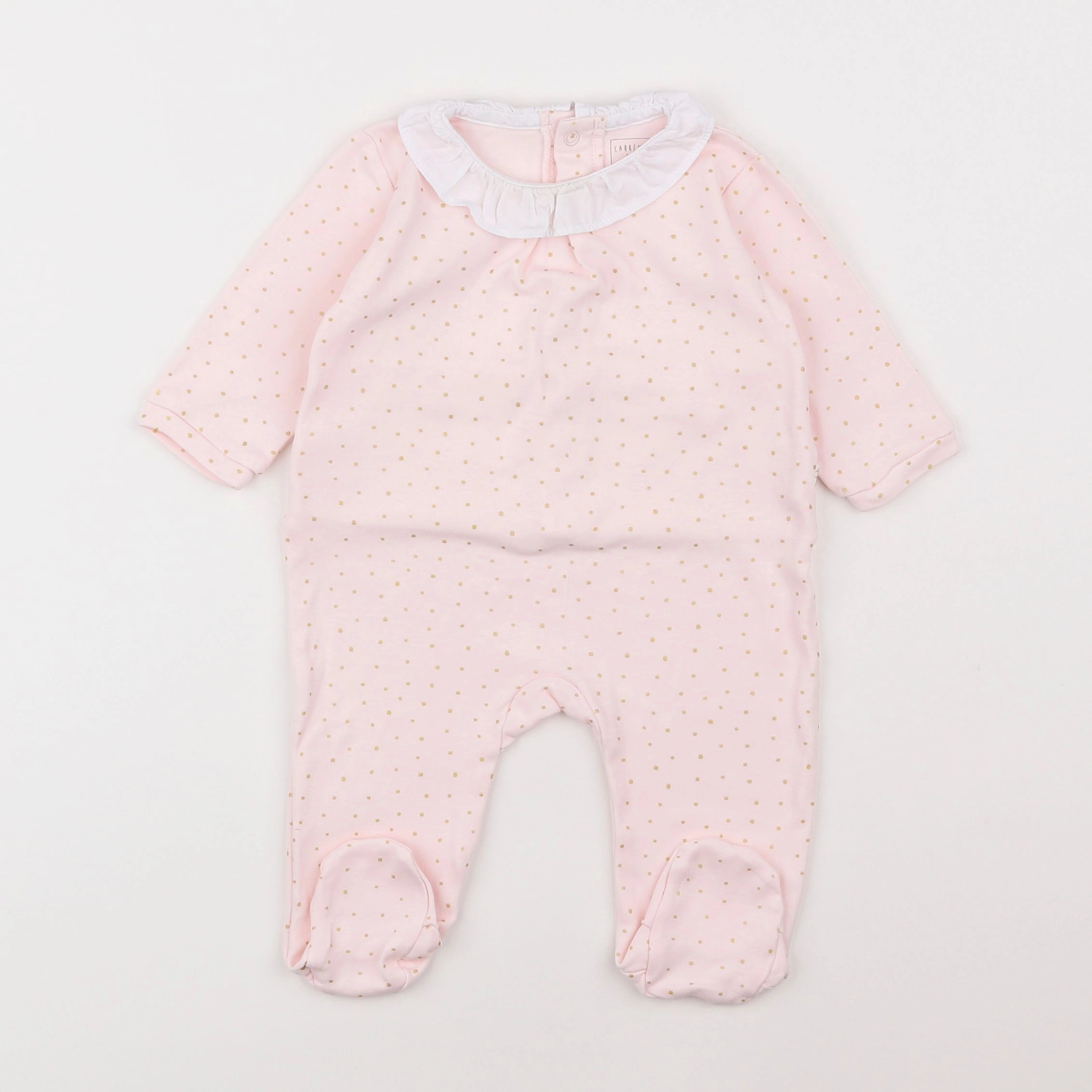 Carrément Beau - pyjama coton rose - 6 mois