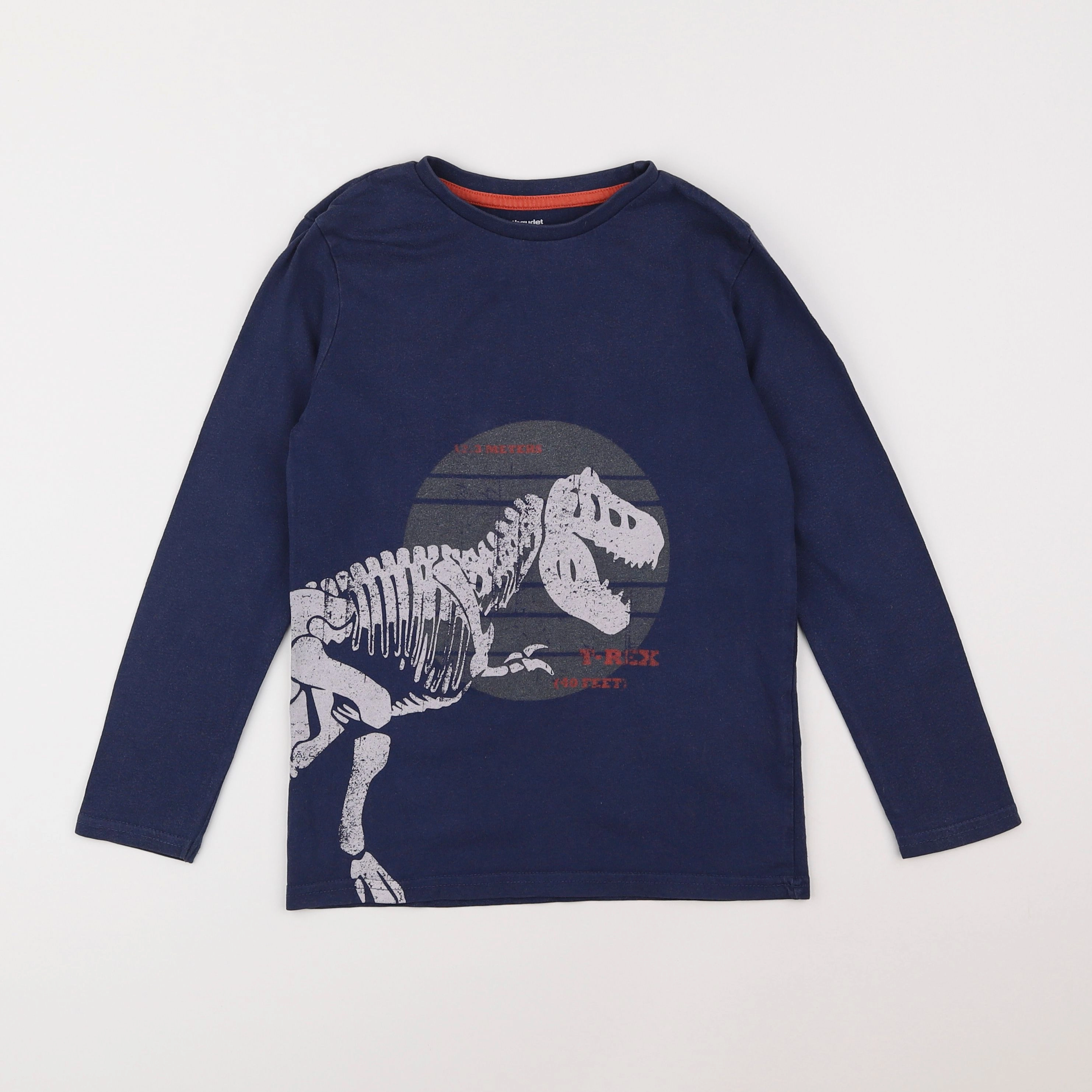 Vertbaudet - tee-shirt bleu - 8 ans