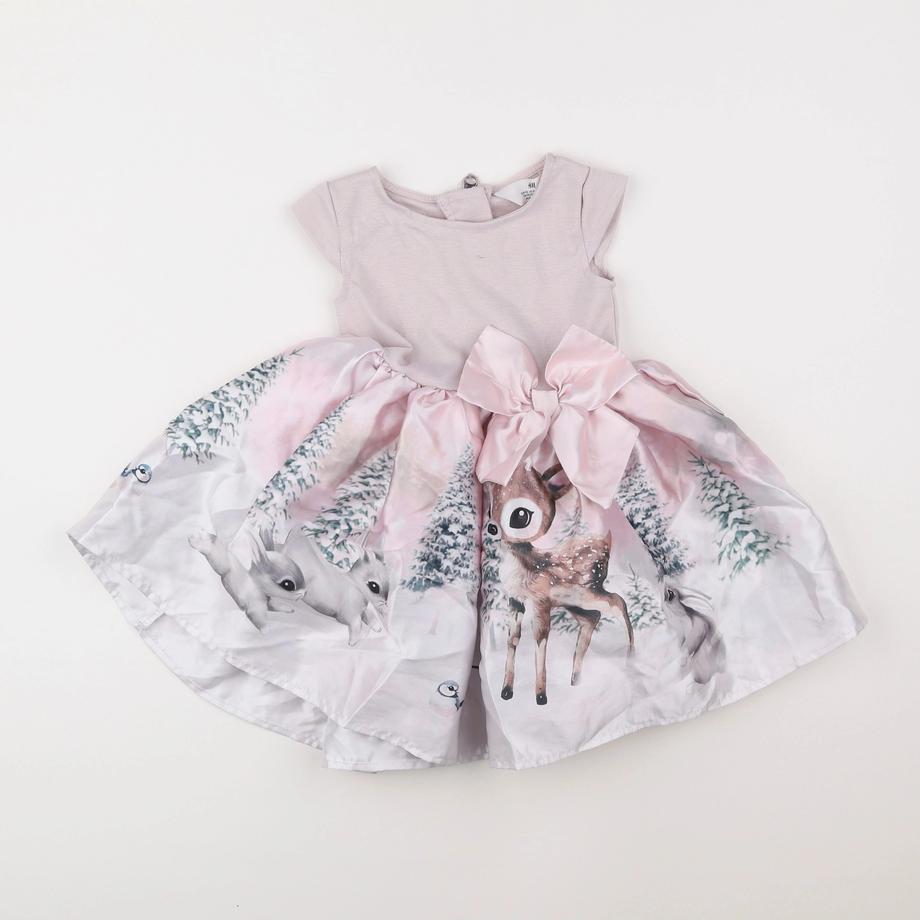 H&M - robe rose - 18 mois à 2 ans