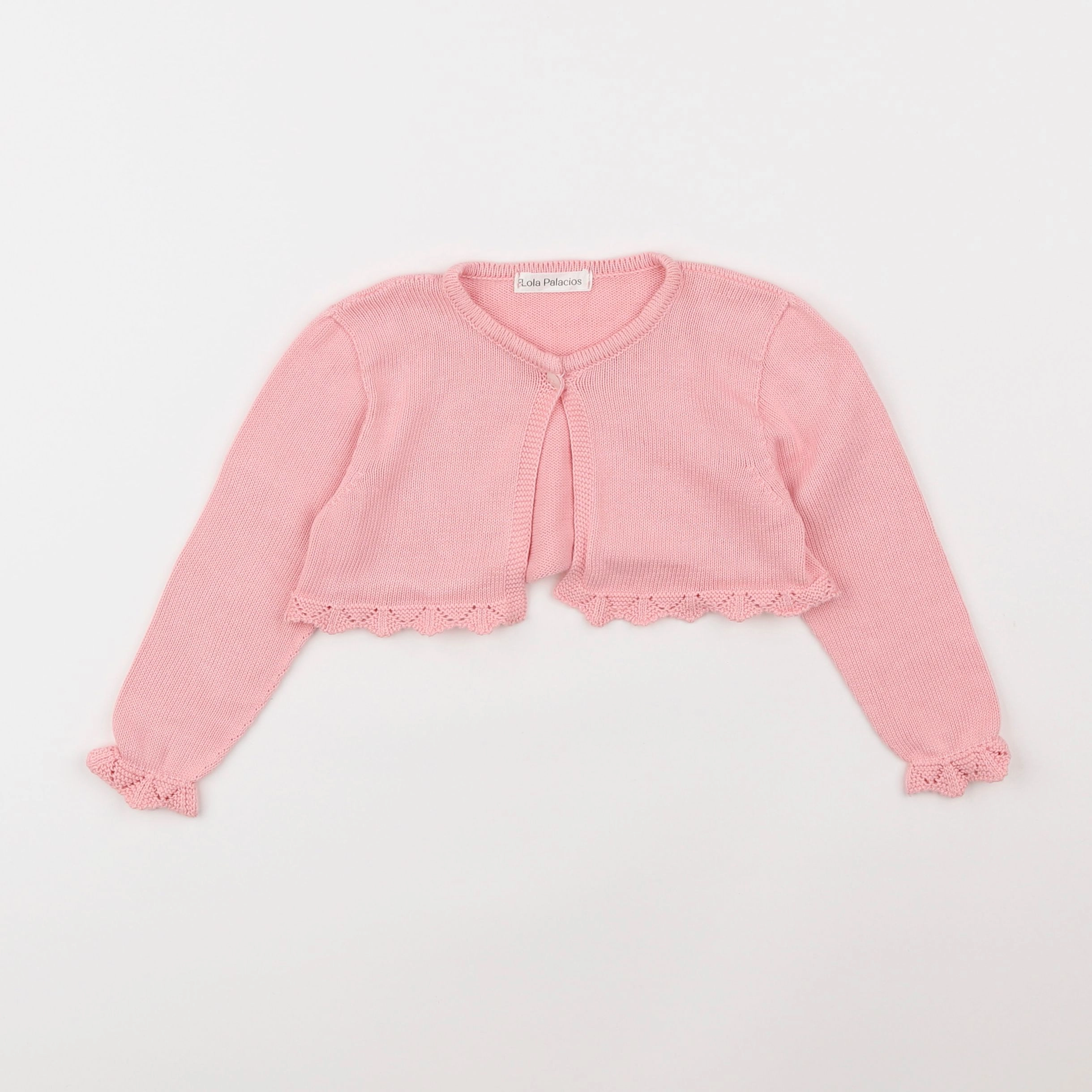 Lola Palacios - gilet rose - 3 ans