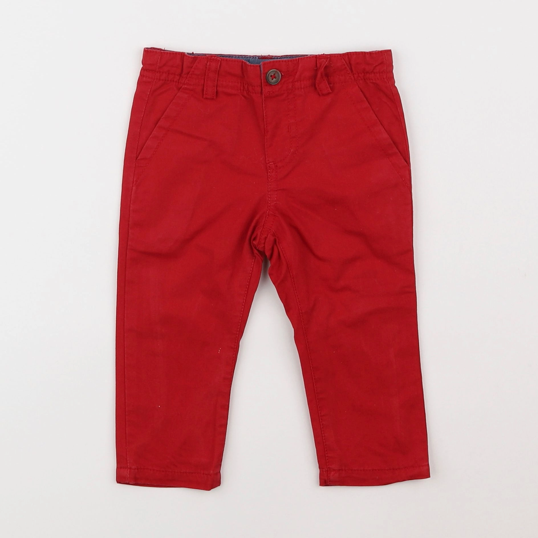 Boutchou - pantalon rouge - 6 mois